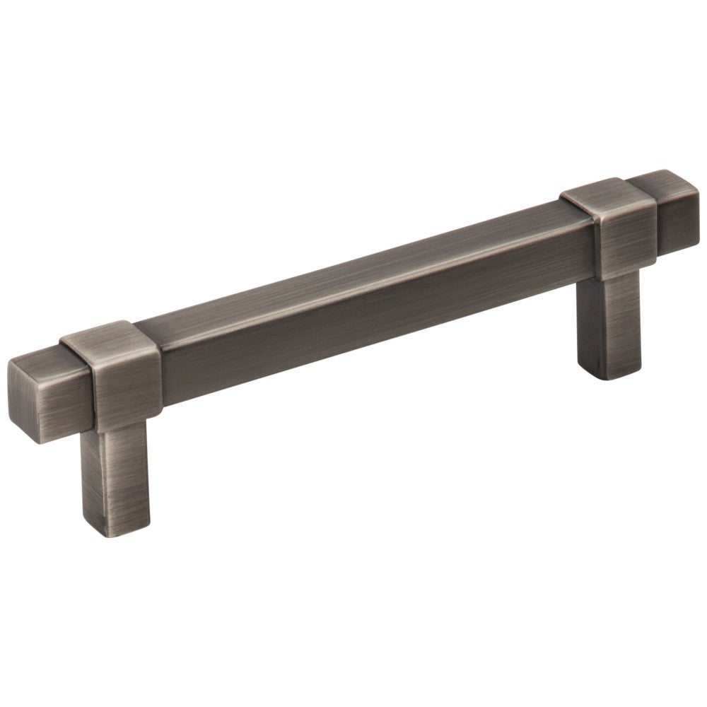 Hardware Resources 96 mm Center-to-Center Satin Nickel Square Zane Cabinet Pull