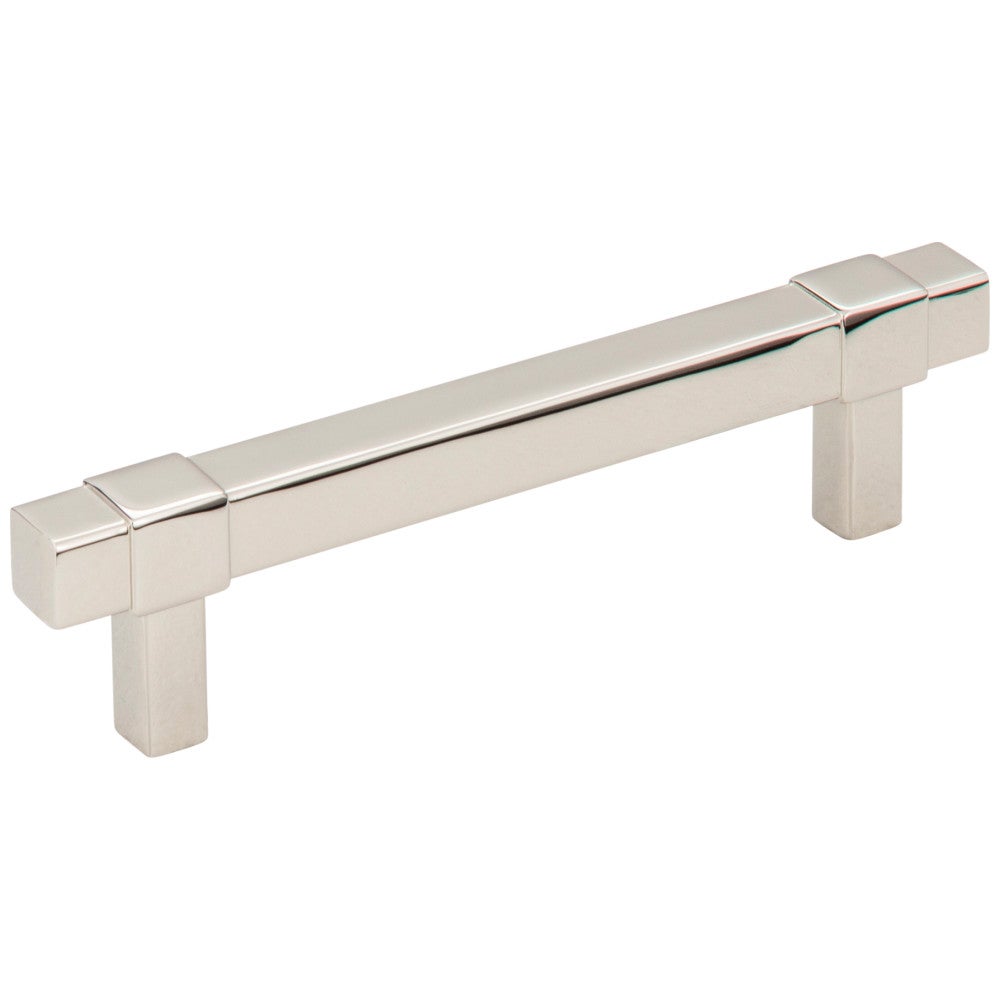 Hardware Resources 96 mm Center-to-Center Satin Nickel Square Zane Cabinet Pull