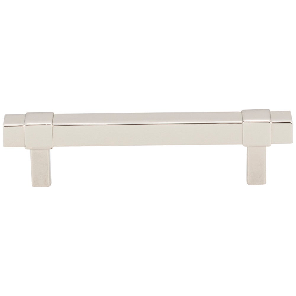 Hardware Resources 96 mm Center-to-Center Satin Nickel Square Zane Cabinet Pull