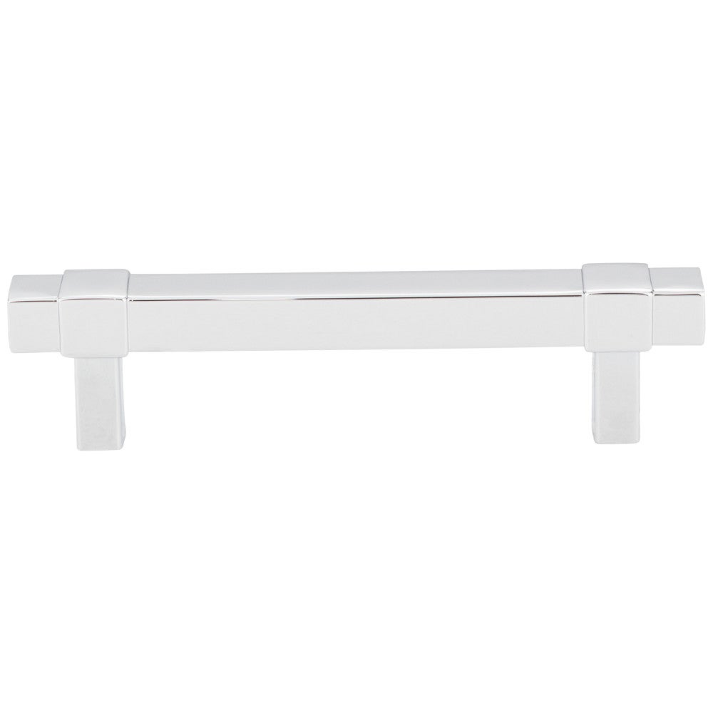 Hardware Resources 96 mm Center-to-Center Satin Nickel Square Zane Cabinet Pull