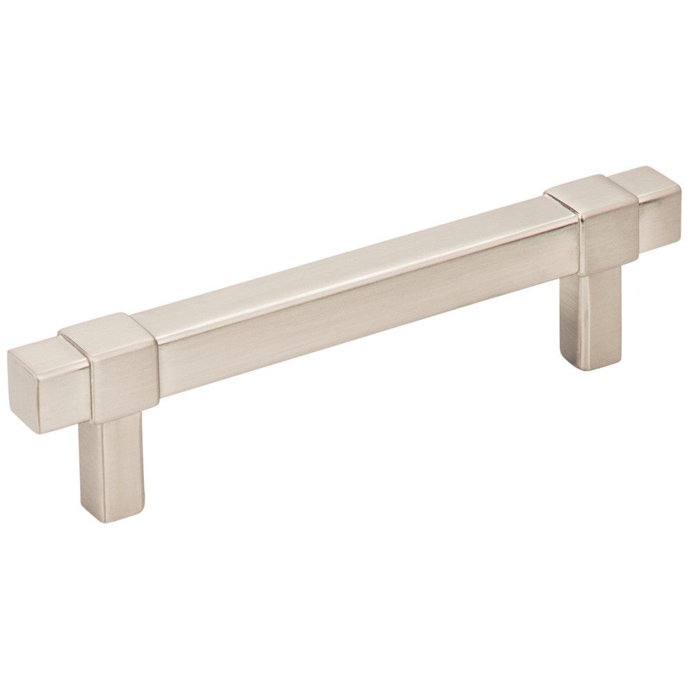 Hardware Resources 96 mm Center-to-Center Satin Nickel Square Zane Cabinet Pull