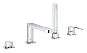 Grohe 4-Hole Single-Handle Deck Mount Roman Tub Faucet with 1.75 GPM Hand Shower 29307