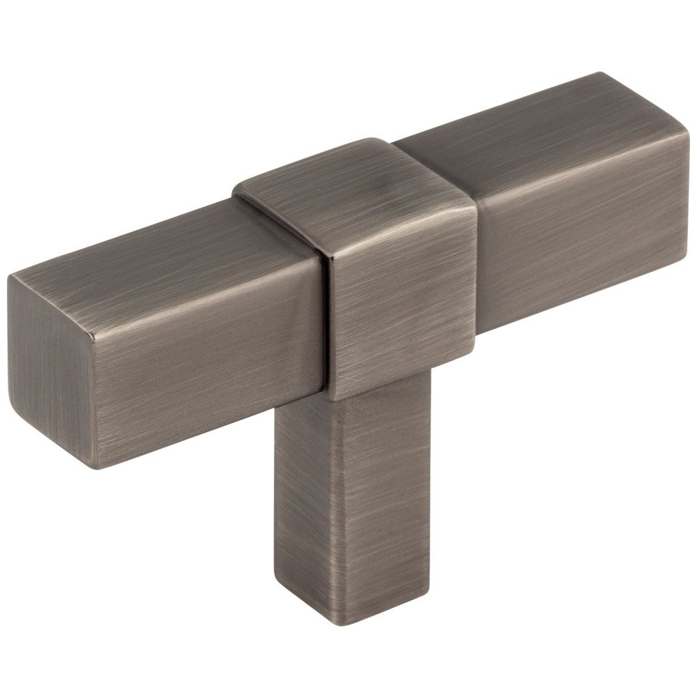 Hardware Resources 2" Satin Nickel Zane Cabinet "T" Knob