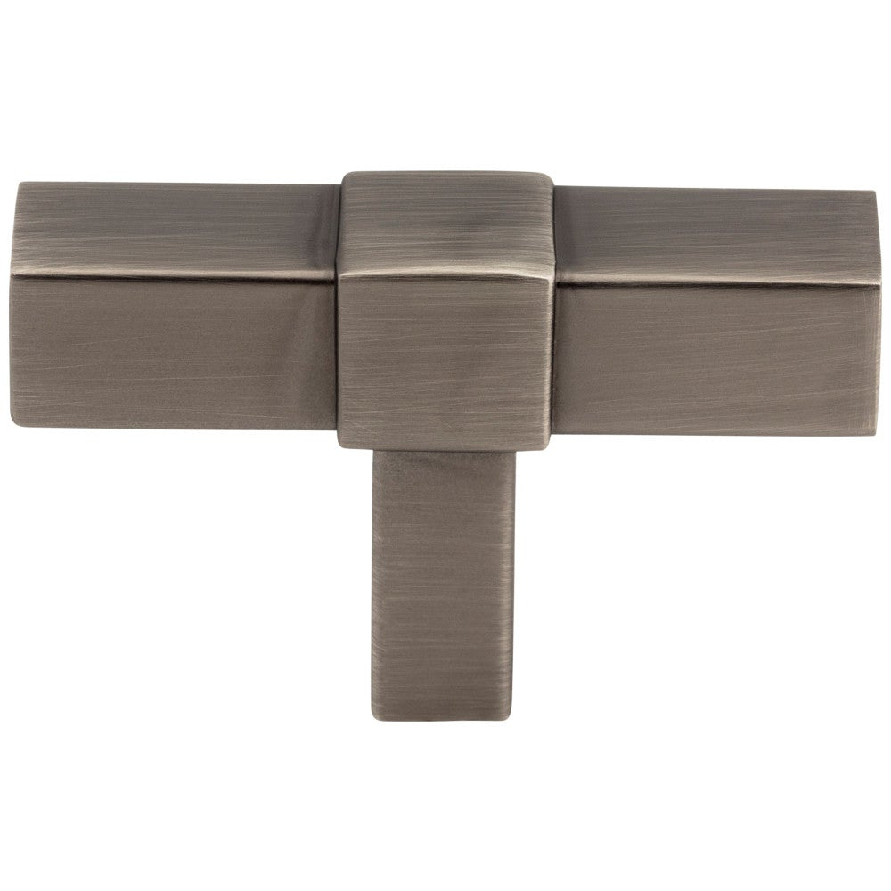 Hardware Resources 2" Satin Nickel Zane Cabinet "T" Knob
