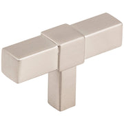 Hardware Resources 2" Satin Nickel Zane Cabinet "T" Knob