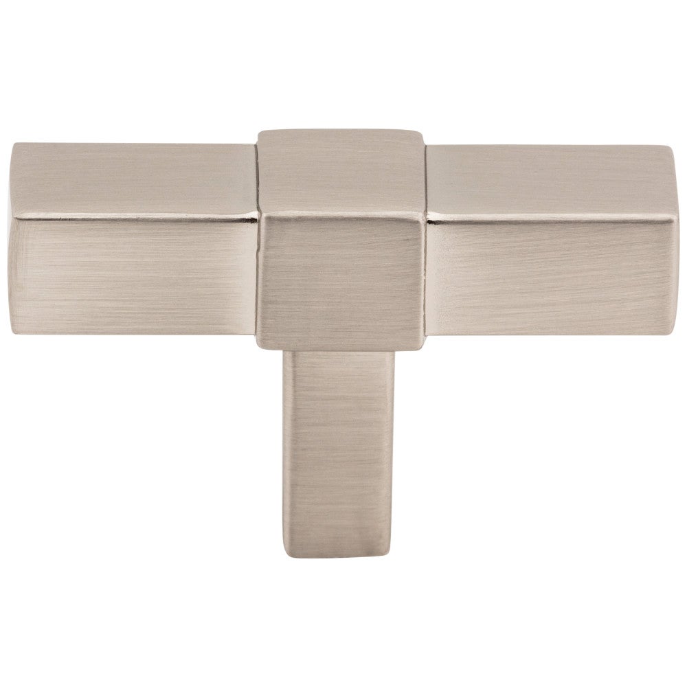 Hardware Resources 2" Satin Nickel Zane Cabinet "T" Knob
