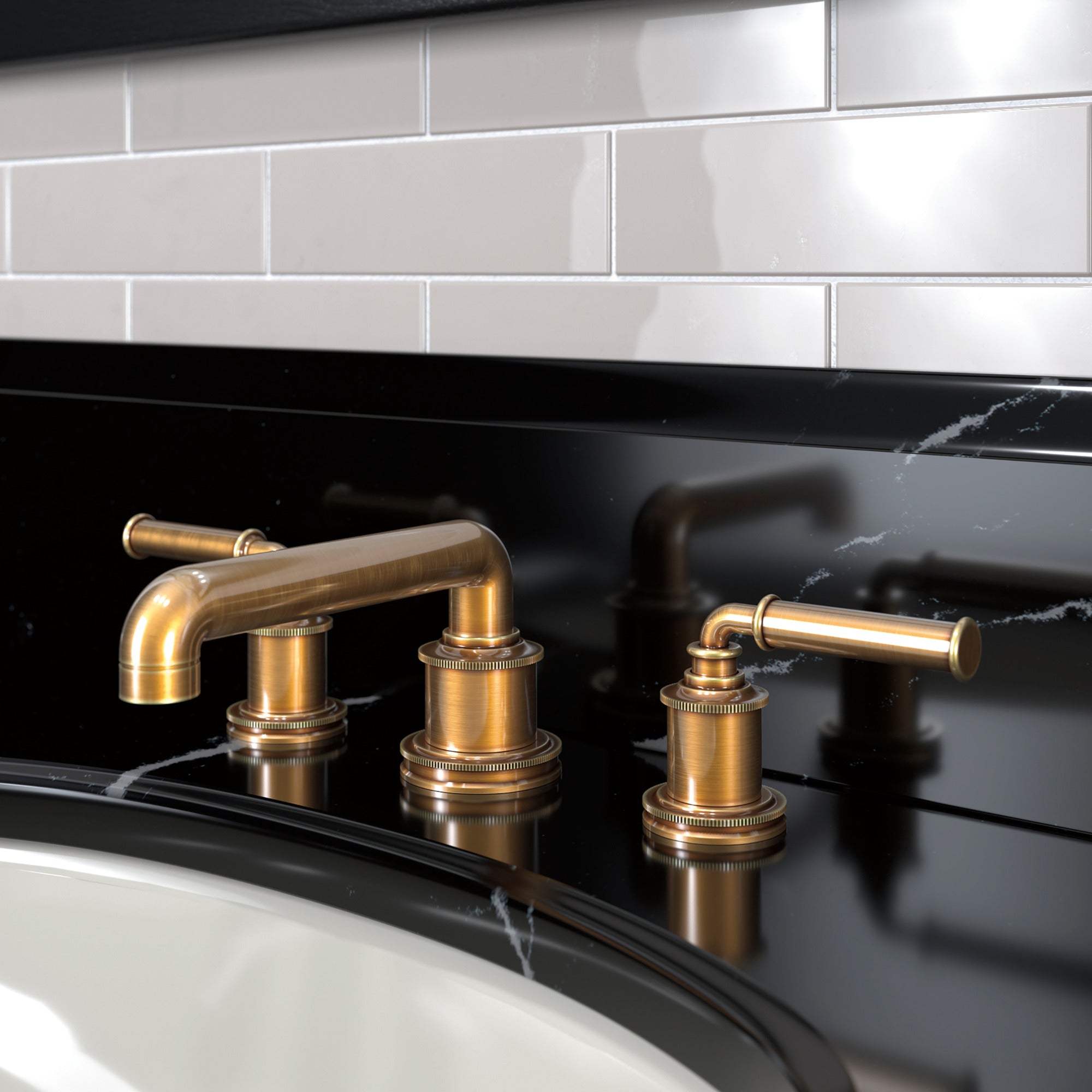 Newport Brass Taft - Kitchen Widespread Lavatory Faucet
