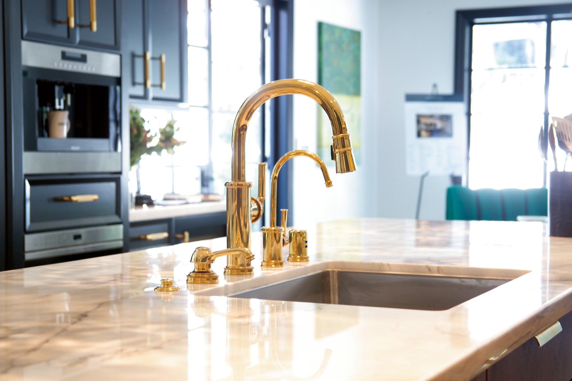 Newport Brass Taft - Kitchen Pull-Down Kitchen Faucet