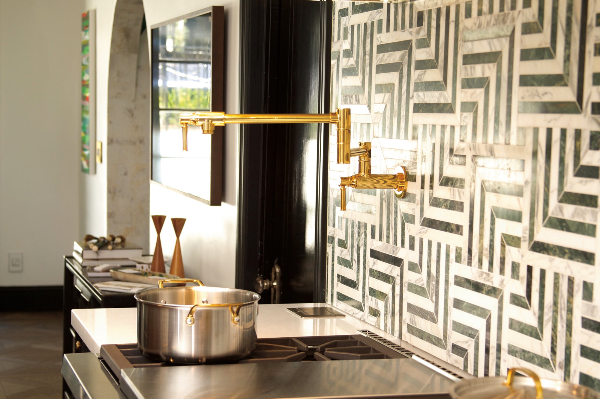 Newport Brass Taft - Kitchen Pot Filler - Wall Mount