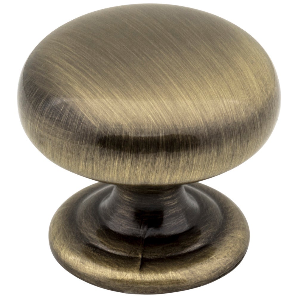 Hardware Resources 1-1/4" Diameter Satin Nickel Florence Cabinet Mushroom Knob
