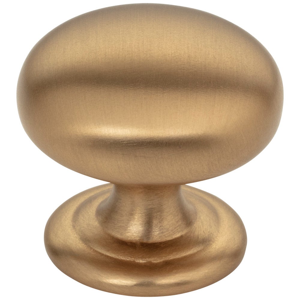 Hardware Resources 1-1/4" Diameter Satin Nickel Florence Cabinet Mushroom Knob