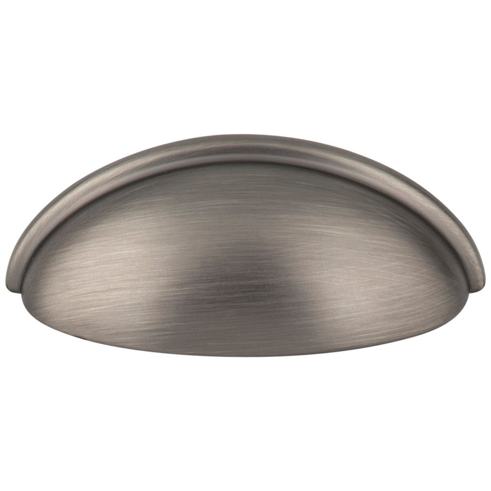 Hardware Resources 3" Center-to-Center Satin Nickel Florence Cabinet Cup Pull