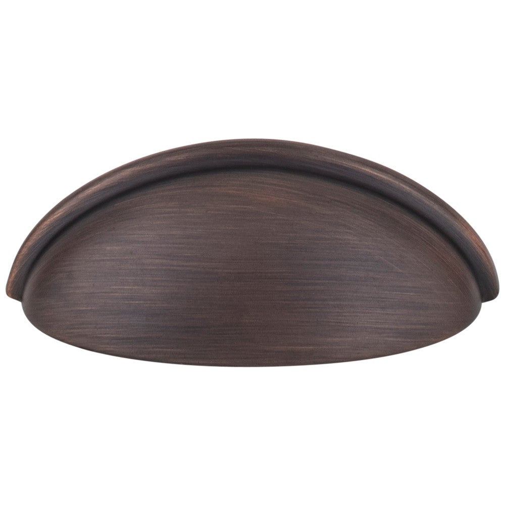 Hardware Resources 3" Center-to-Center Satin Nickel Florence Cabinet Cup Pull