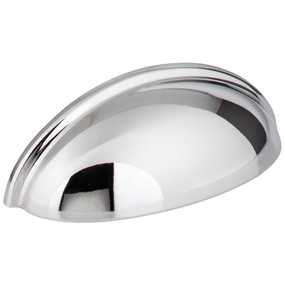 Hardware Resources 3" Center-to-Center Satin Nickel Florence Cabinet Cup Pull
