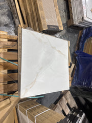 Calacatta Oro Porcelain Tile – Polished & Matte | Bullnose, Tile, and Mosaic Options