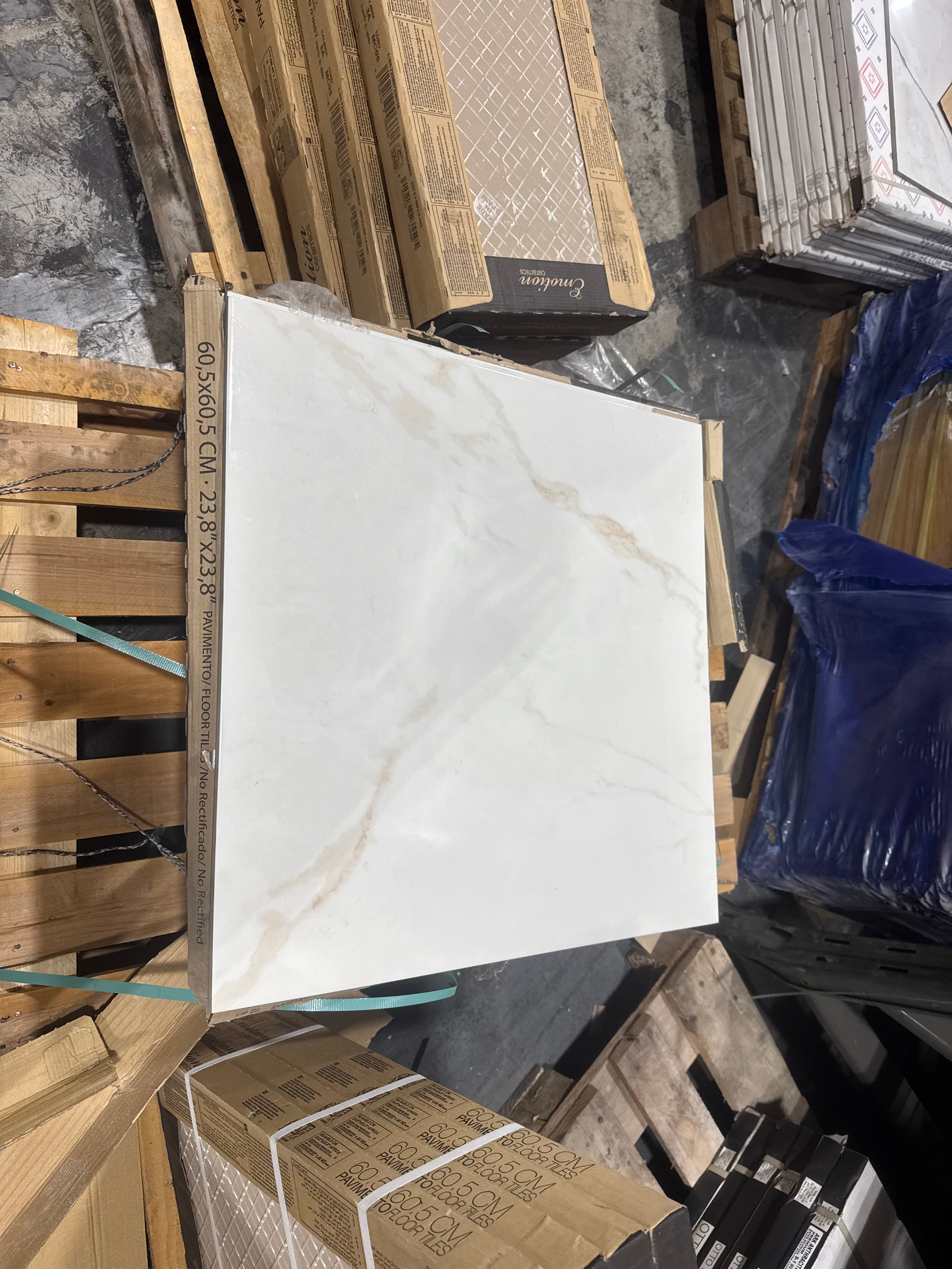 Calacatta Oro Porcelain Tile – Polished & Matte | Bullnose, Tile, and Mosaic Options
