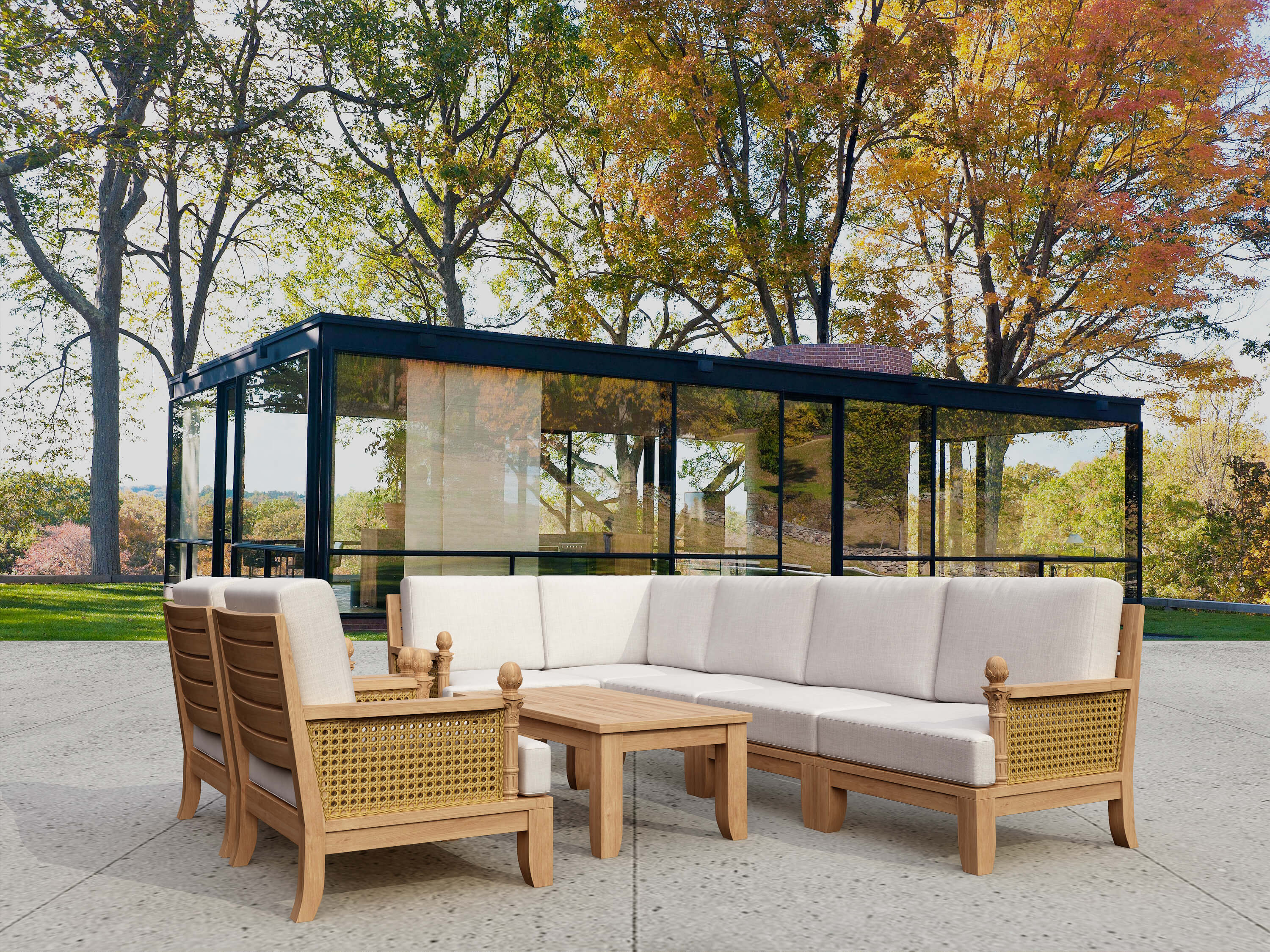 Set-74 Luxe Modular Deep Seating Set