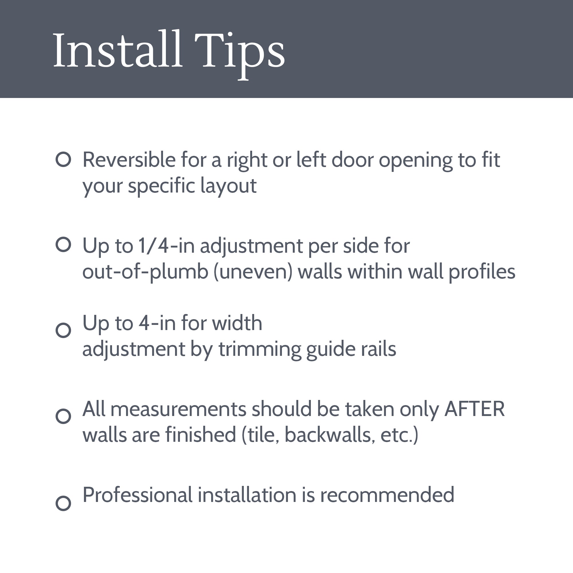 DreamLine Sapphire-V 44 - 48 inch W x 76 inch H Semi-Frameless Bypass Shower Door