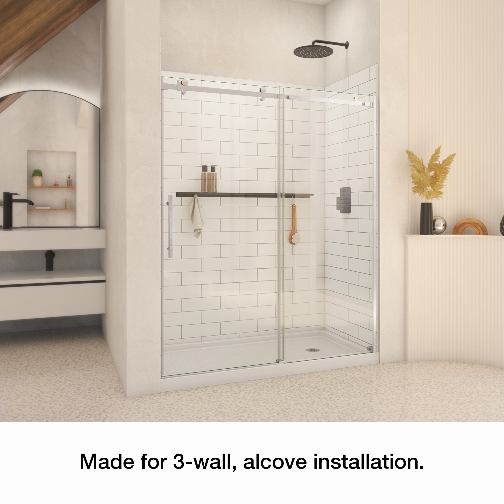 Luna 6032 Shower Base LEFT
