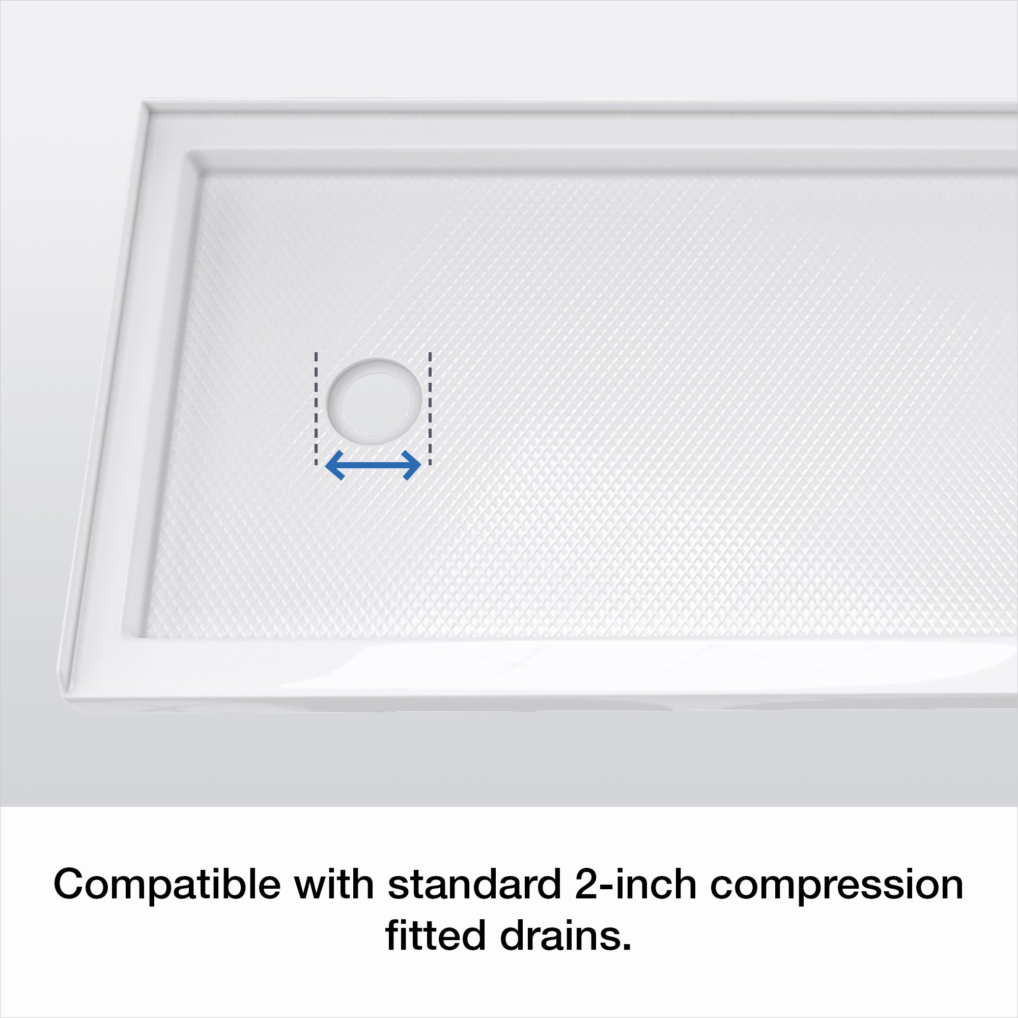 Luna 6032 Shower Base LEFT