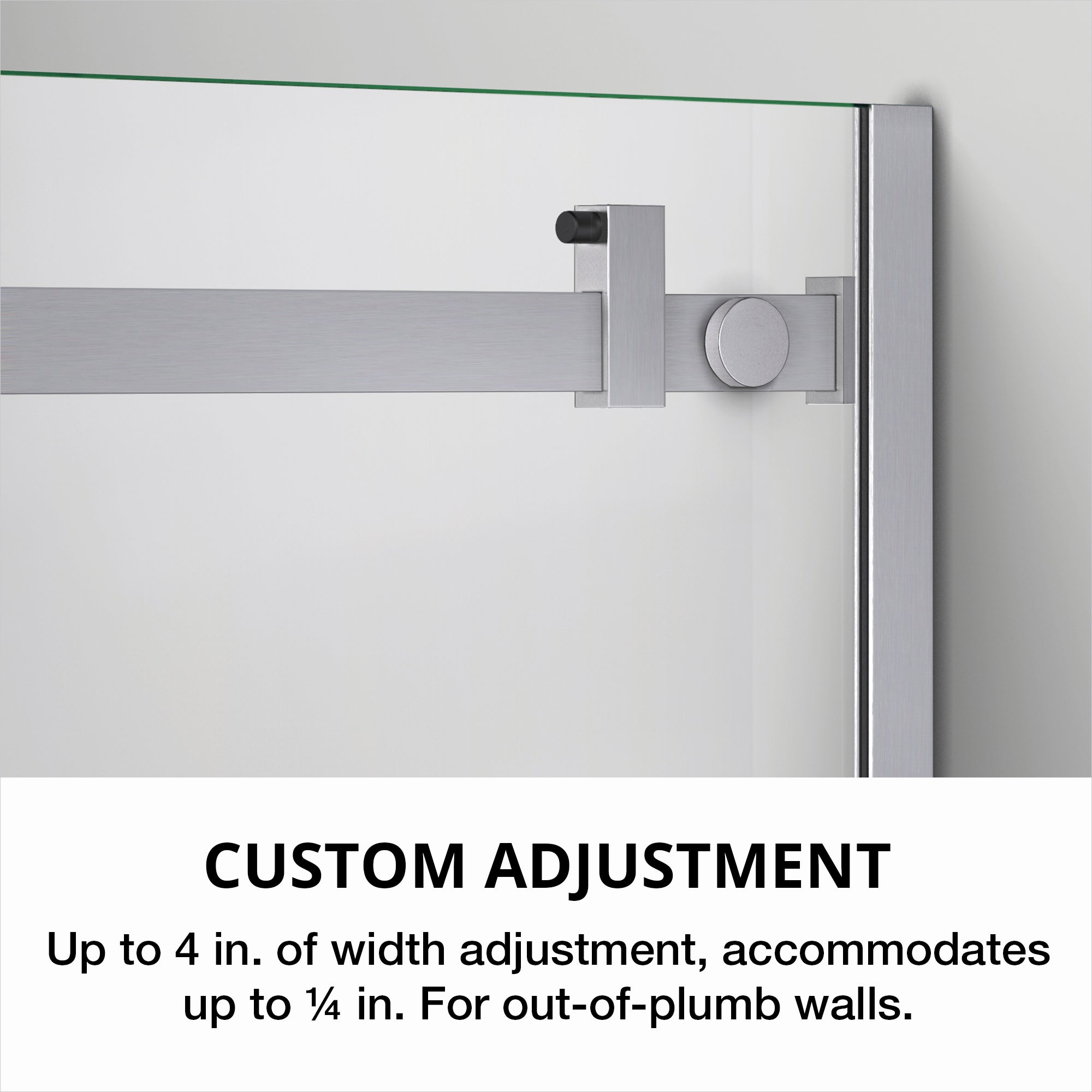 DreamLine Luna 54-58" W Shower Door