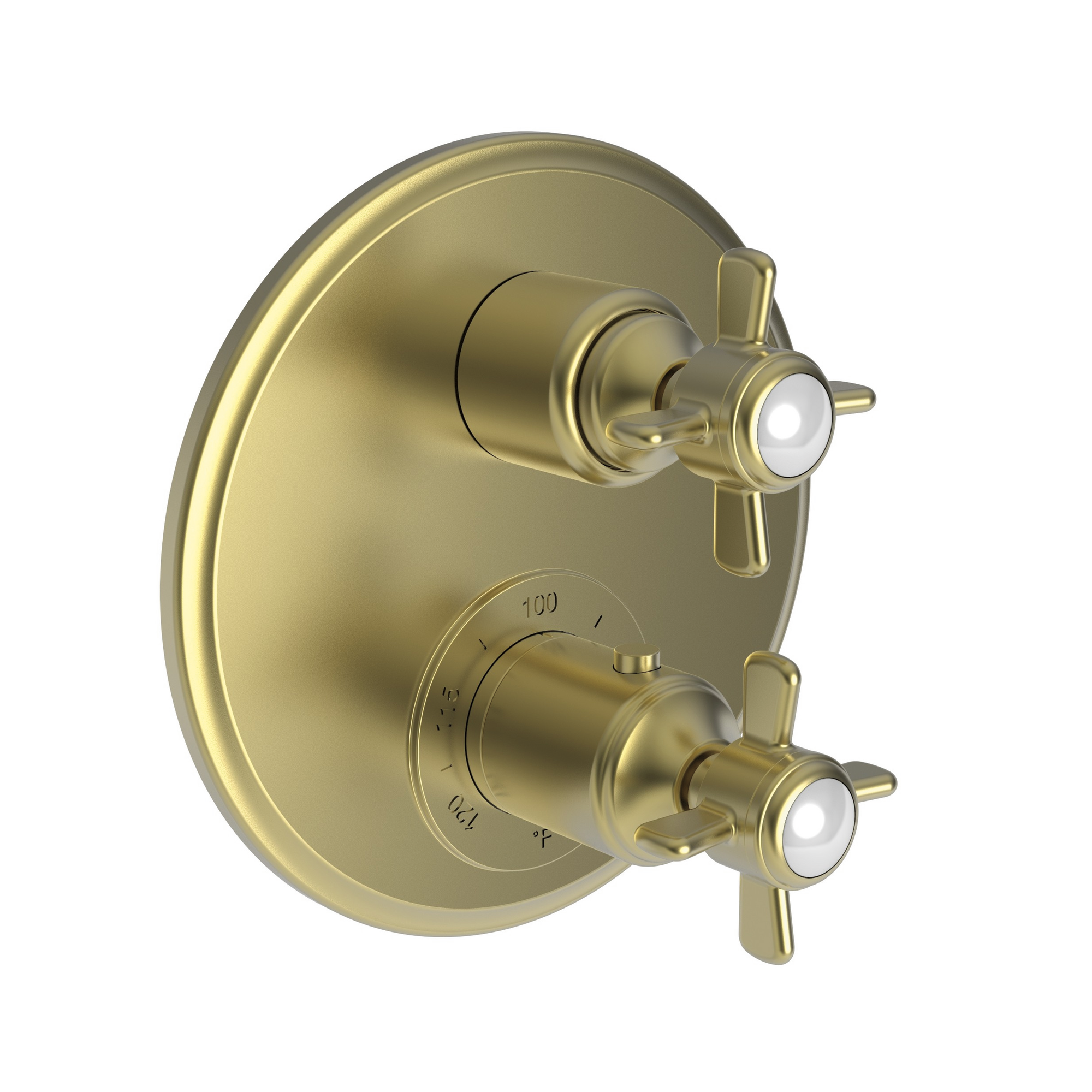 Newport Brass Fairfield 1/2" Round Thermostatic Trim Plate with Handle