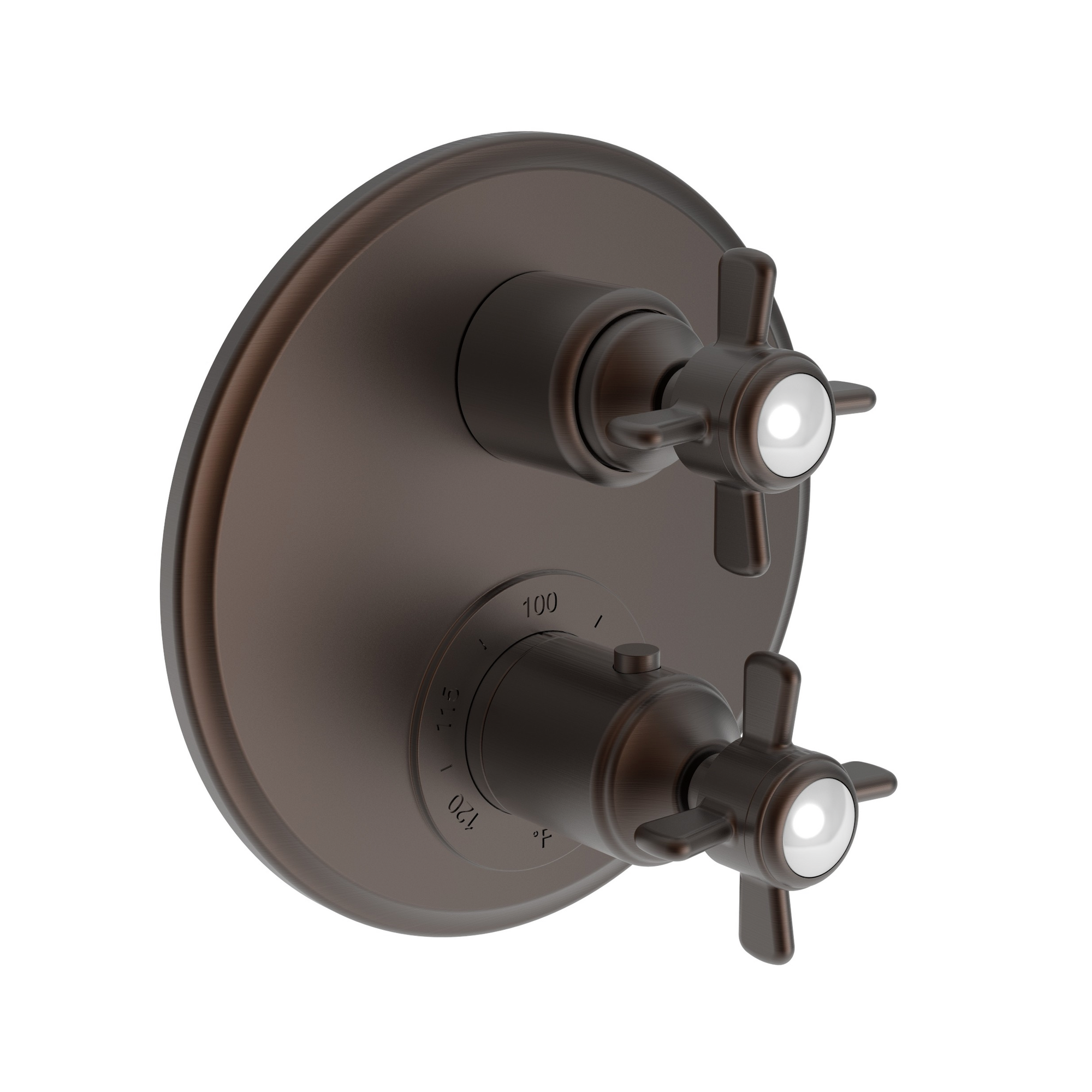 Newport Brass Fairfield 1/2" Round Thermostatic Trim Plate with Handle