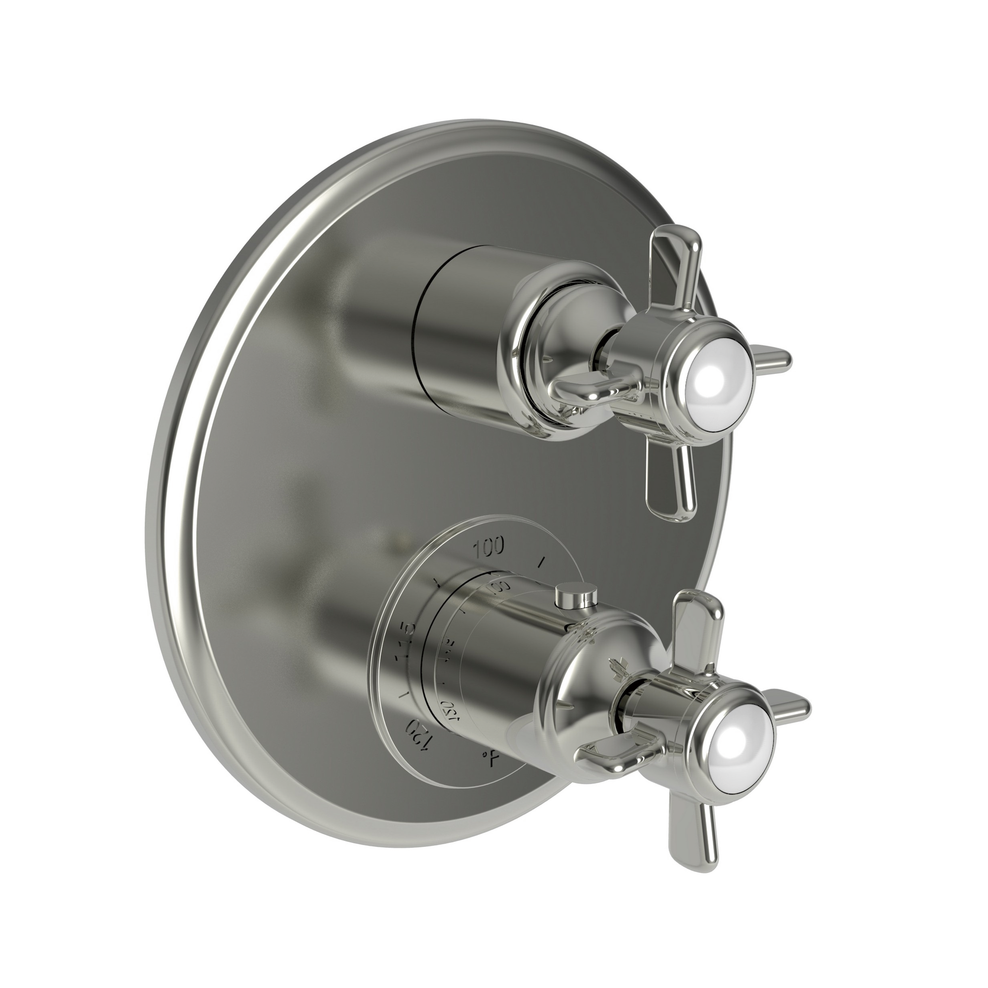 Newport Brass Fairfield 1/2" Round Thermostatic Trim Plate with Handle