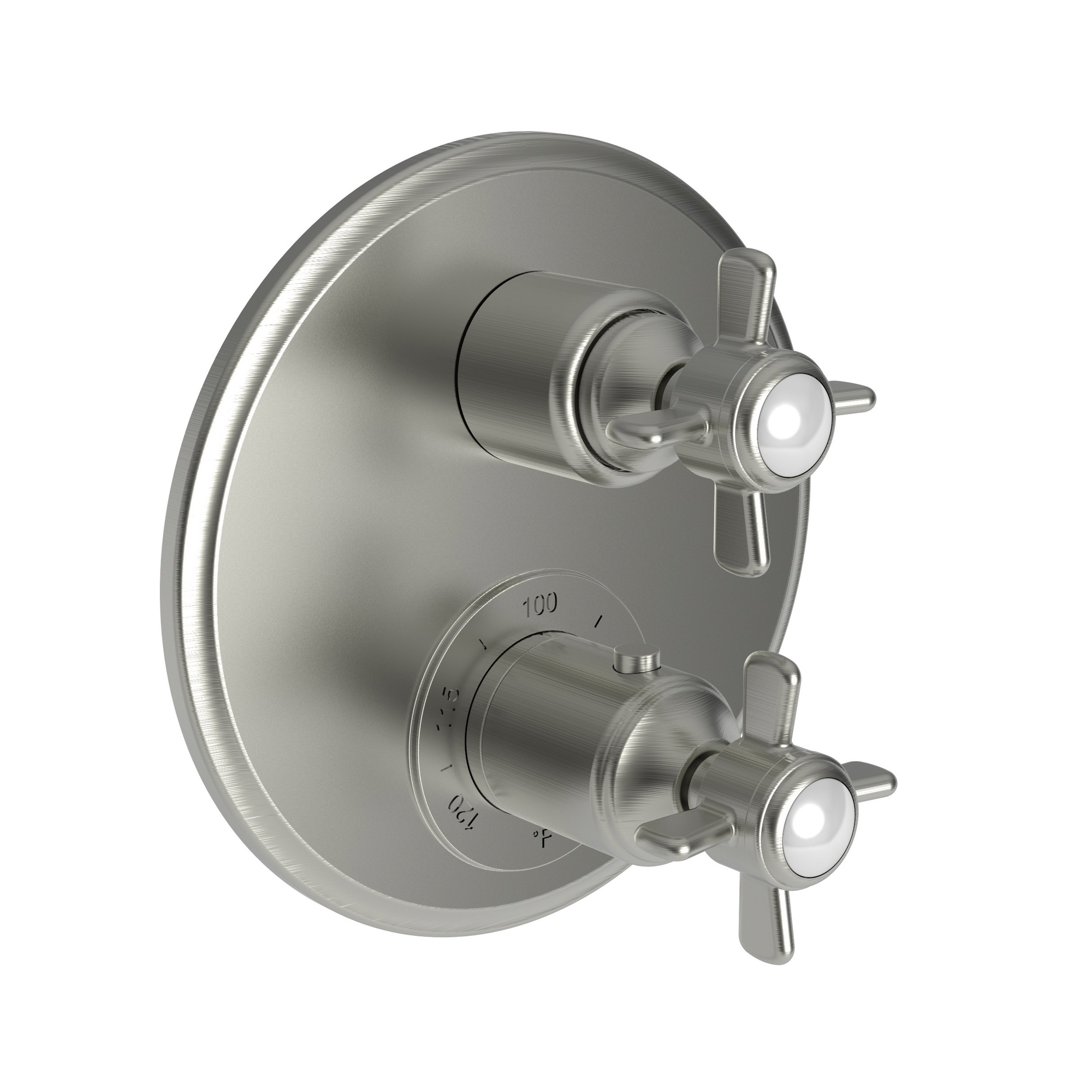 Newport Brass Fairfield 1/2" Round Thermostatic Trim Plate with Handle