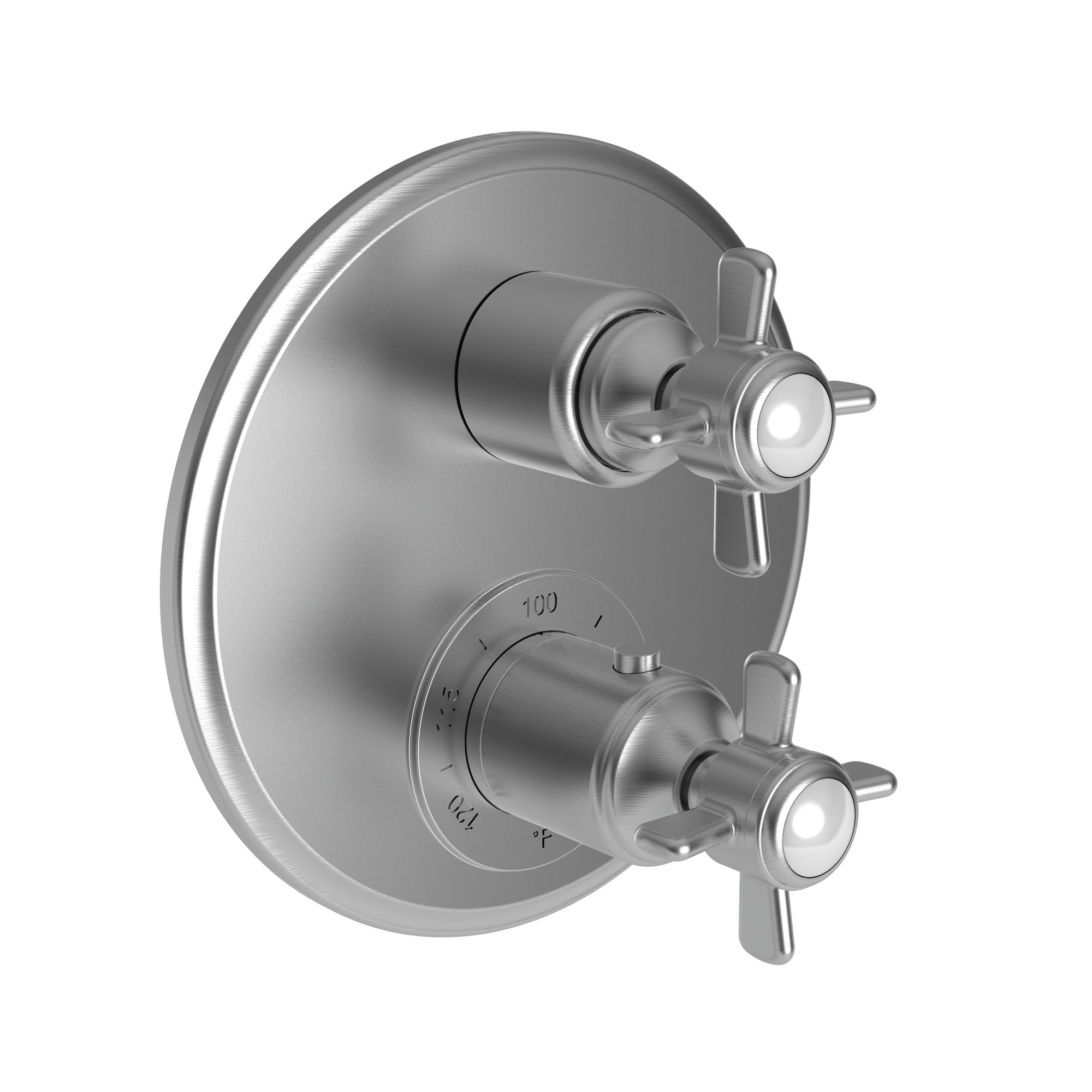 Newport Brass Fairfield 1/2" Round Thermostatic Trim Plate with Handle