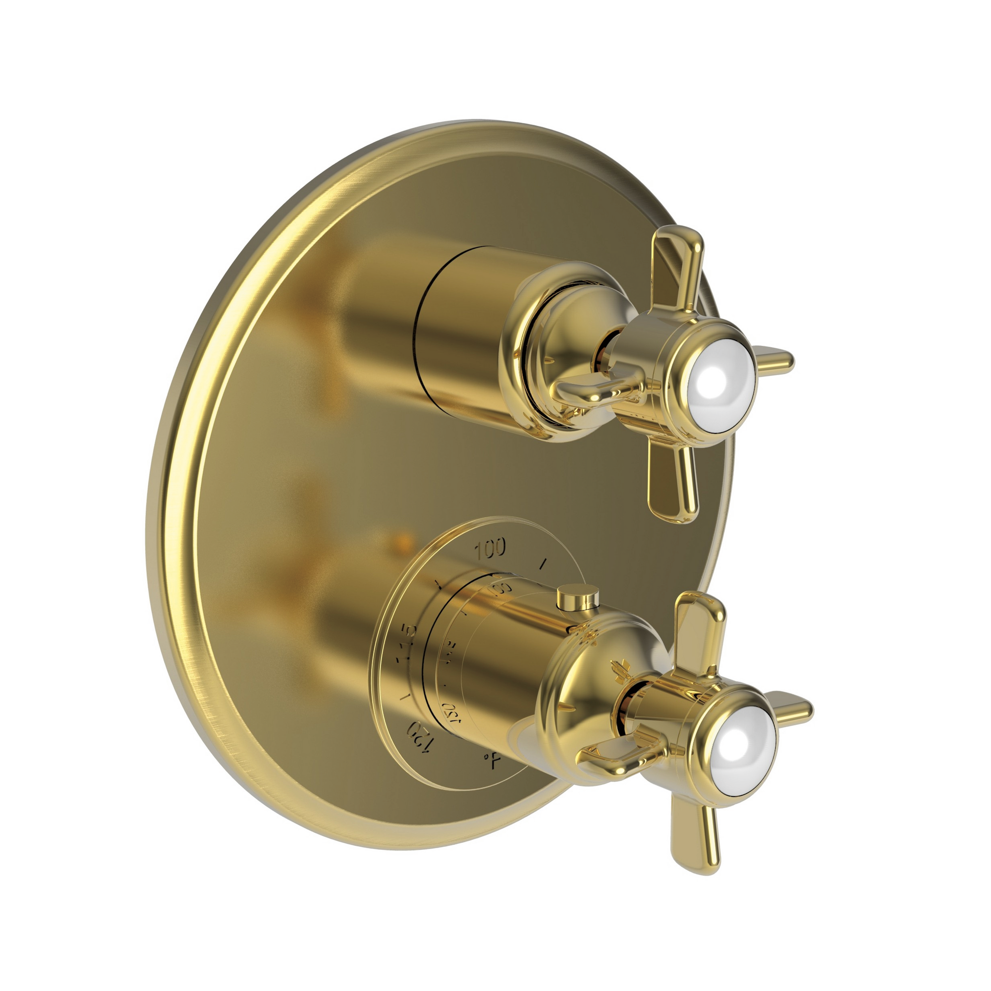 Newport Brass Fairfield 1/2" Round Thermostatic Trim Plate with Handle