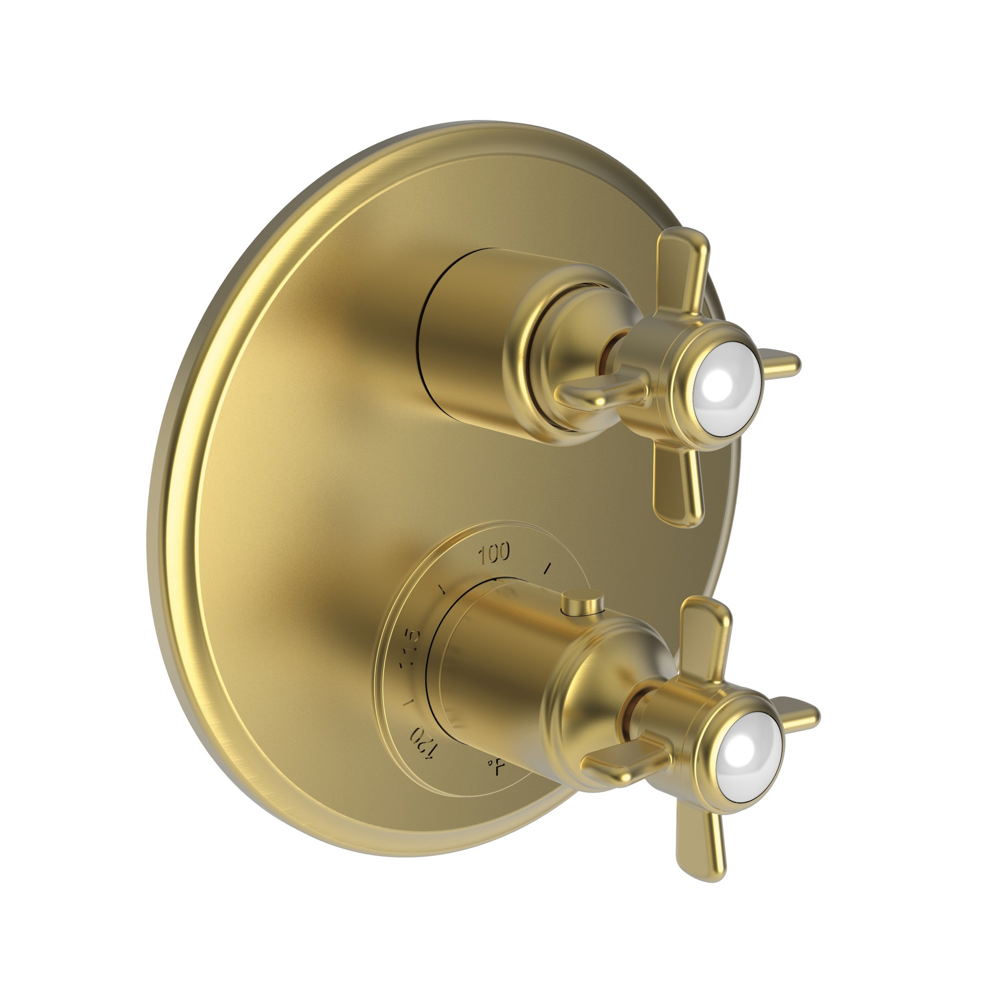 Newport Brass Fairfield 1/2" Round Thermostatic Trim Plate with Handle