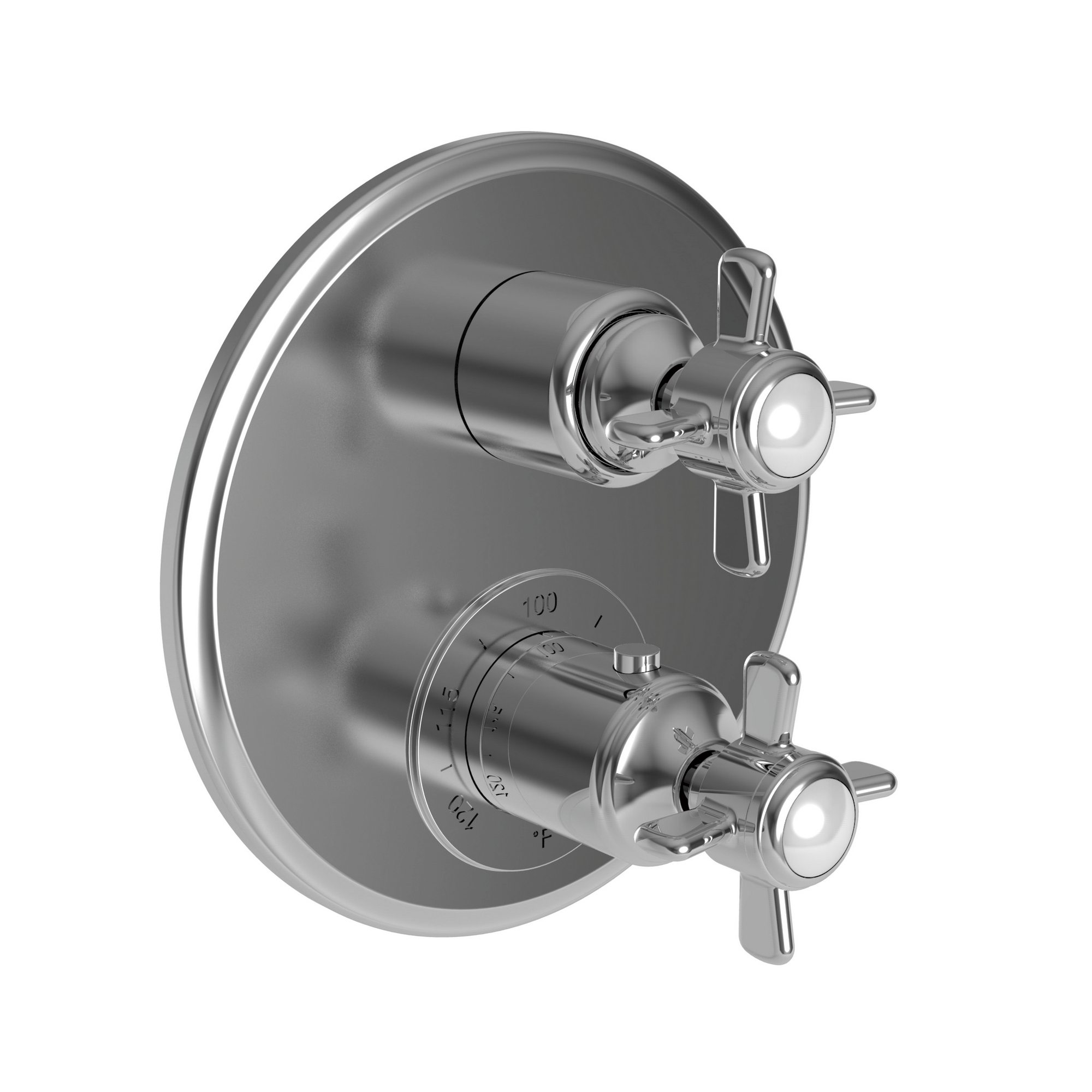 Newport Brass Fairfield 1/2" Round Thermostatic Trim Plate with Handle