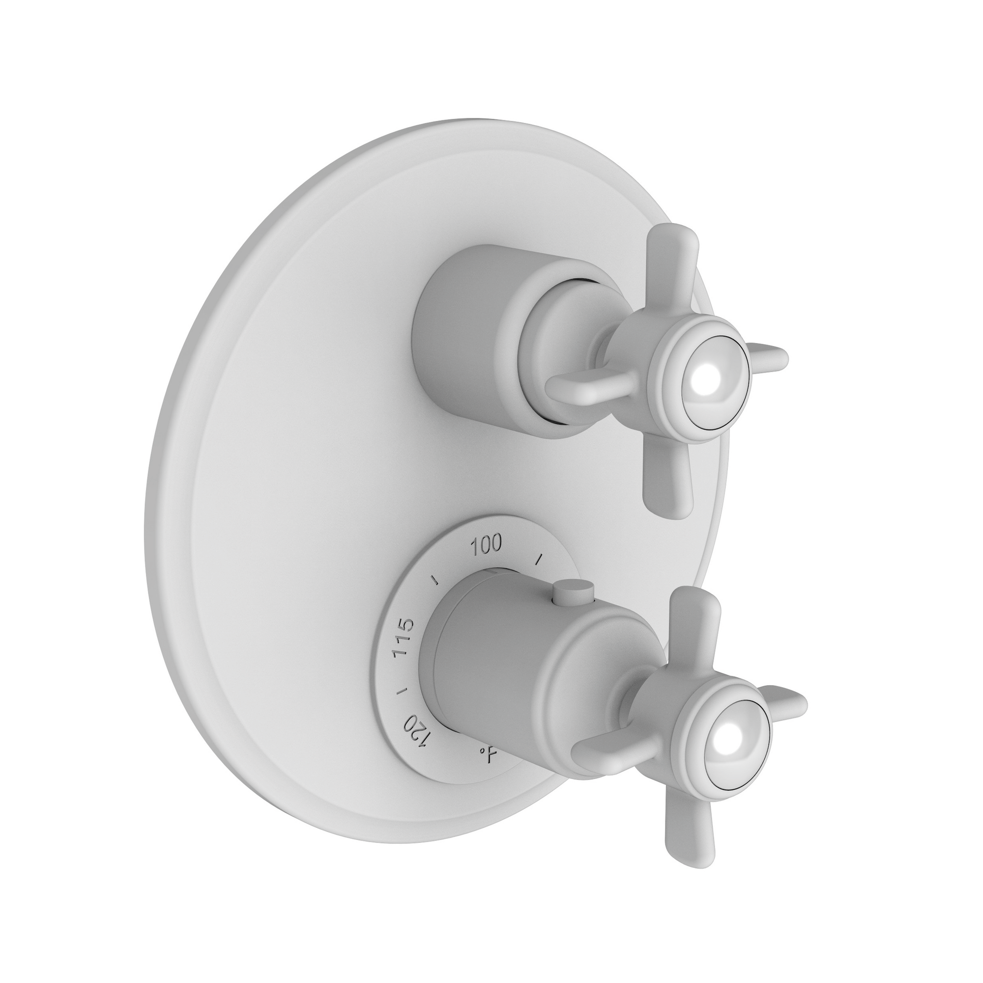 Newport Brass Fairfield 1/2" Round Thermostatic Trim Plate with Handle