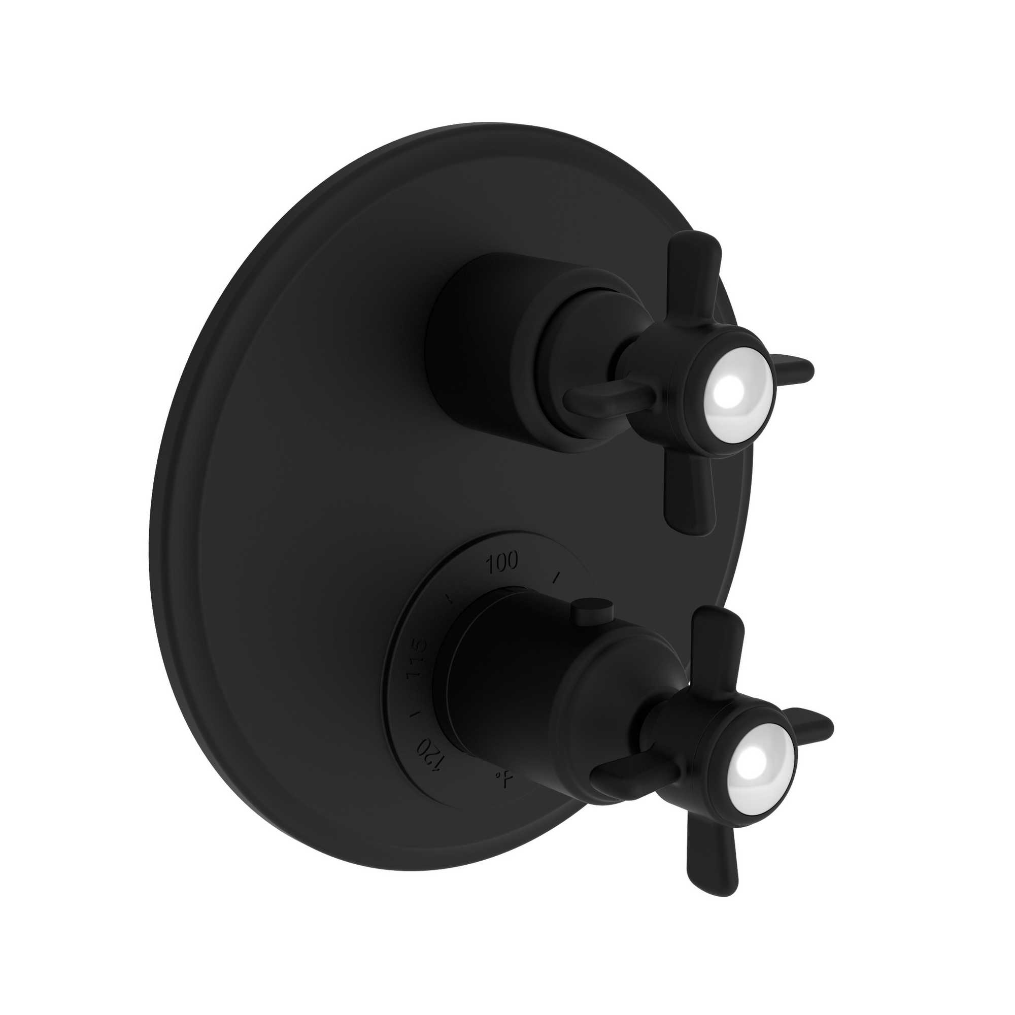 Newport Brass Fairfield 1/2" Round Thermostatic Trim Plate with Handle