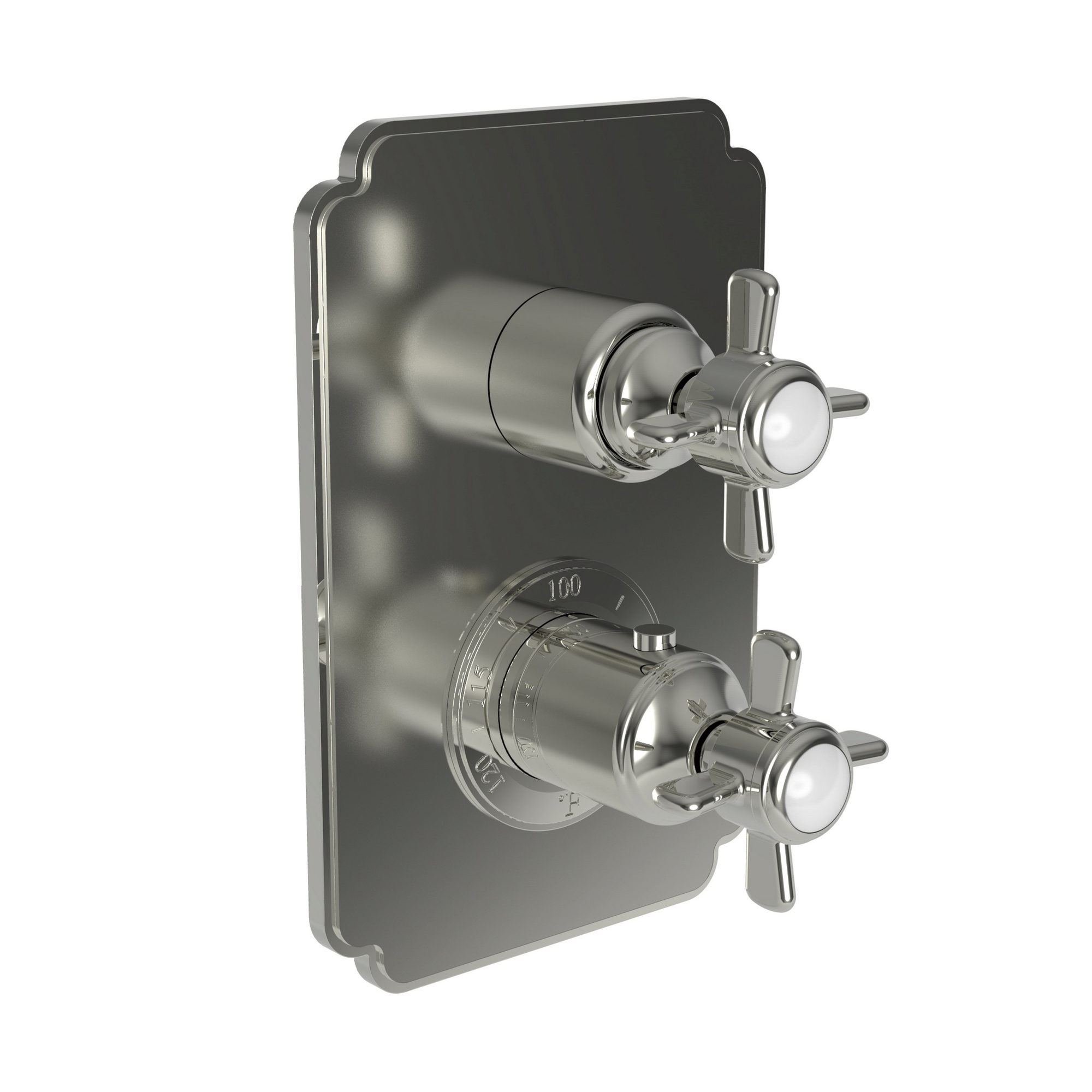 Newport Brass Fairfield 1/2" Square Thermostatic Trim Plate with Handle