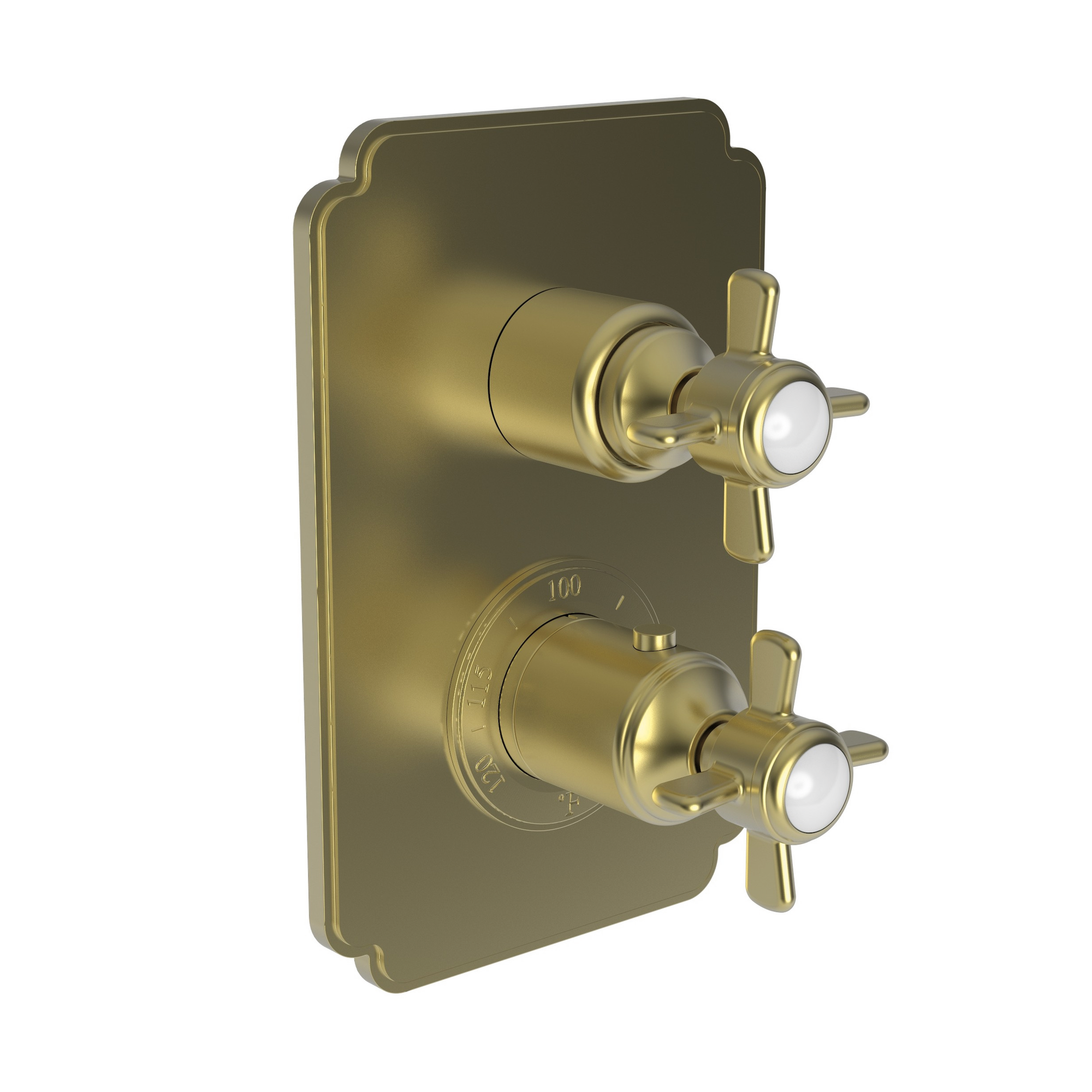 Newport Brass Fairfield 1/2" Square Thermostatic Trim Plate with Handle