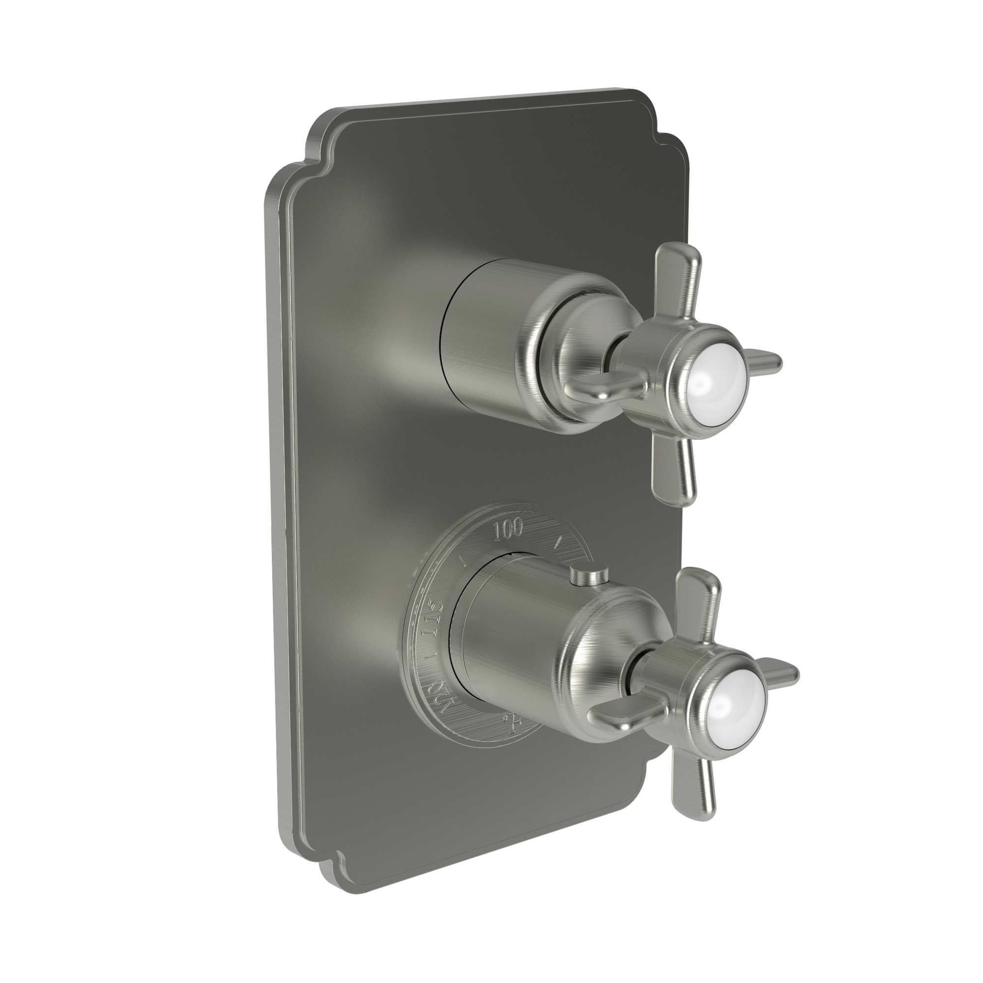 Newport Brass Fairfield 1/2" Square Thermostatic Trim Plate with Handle