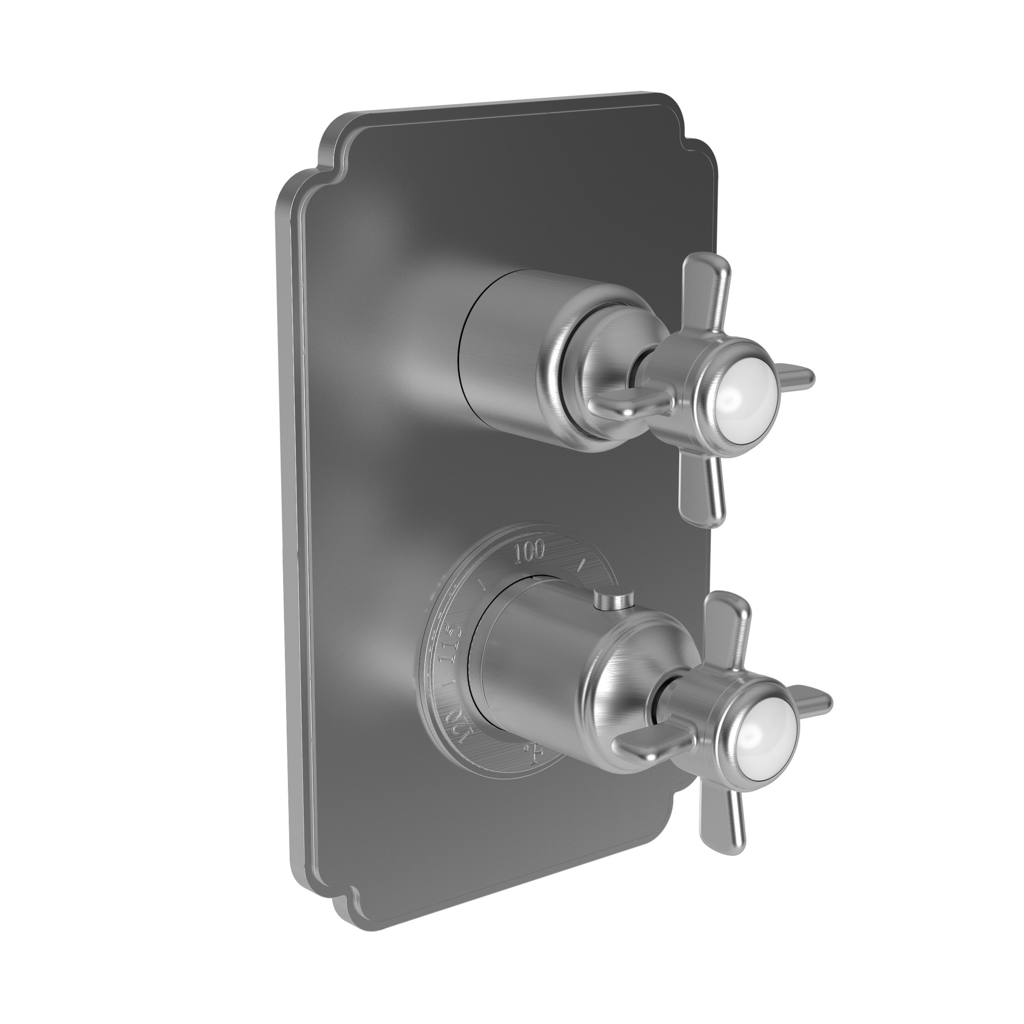 Newport Brass Fairfield 1/2" Square Thermostatic Trim Plate with Handle