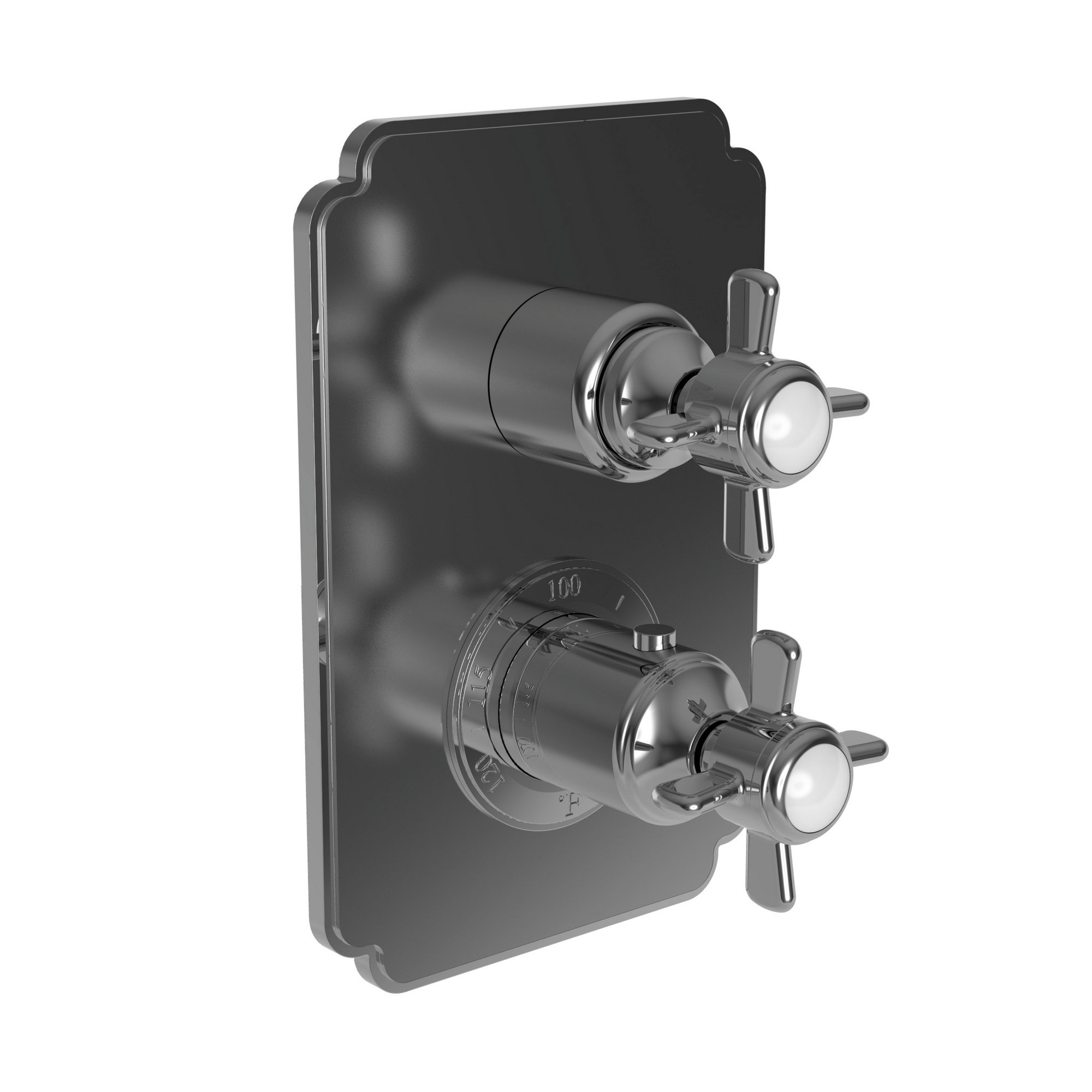 Newport Brass Fairfield 1/2" Square Thermostatic Trim Plate with Handle