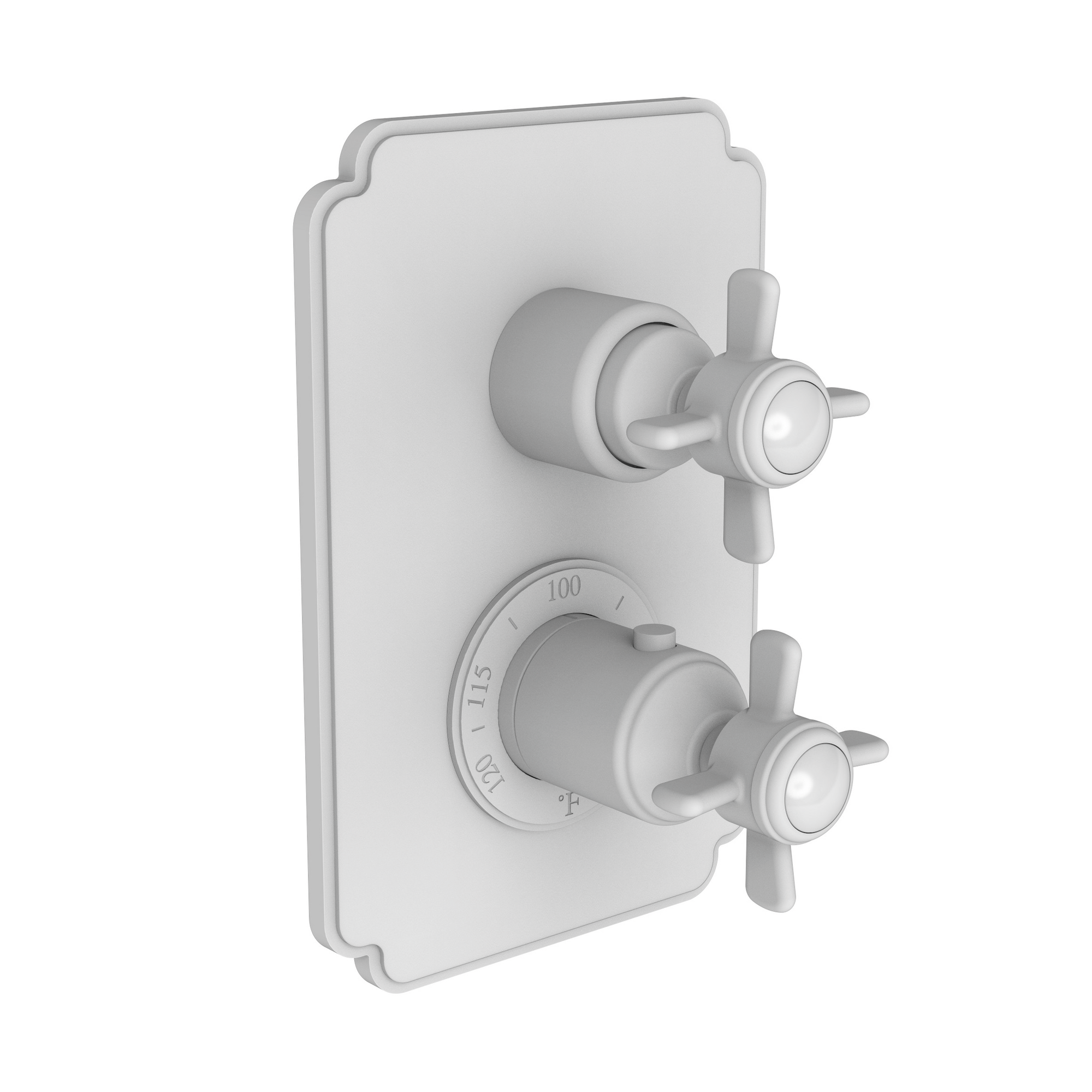 Newport Brass Fairfield 1/2" Square Thermostatic Trim Plate with Handle