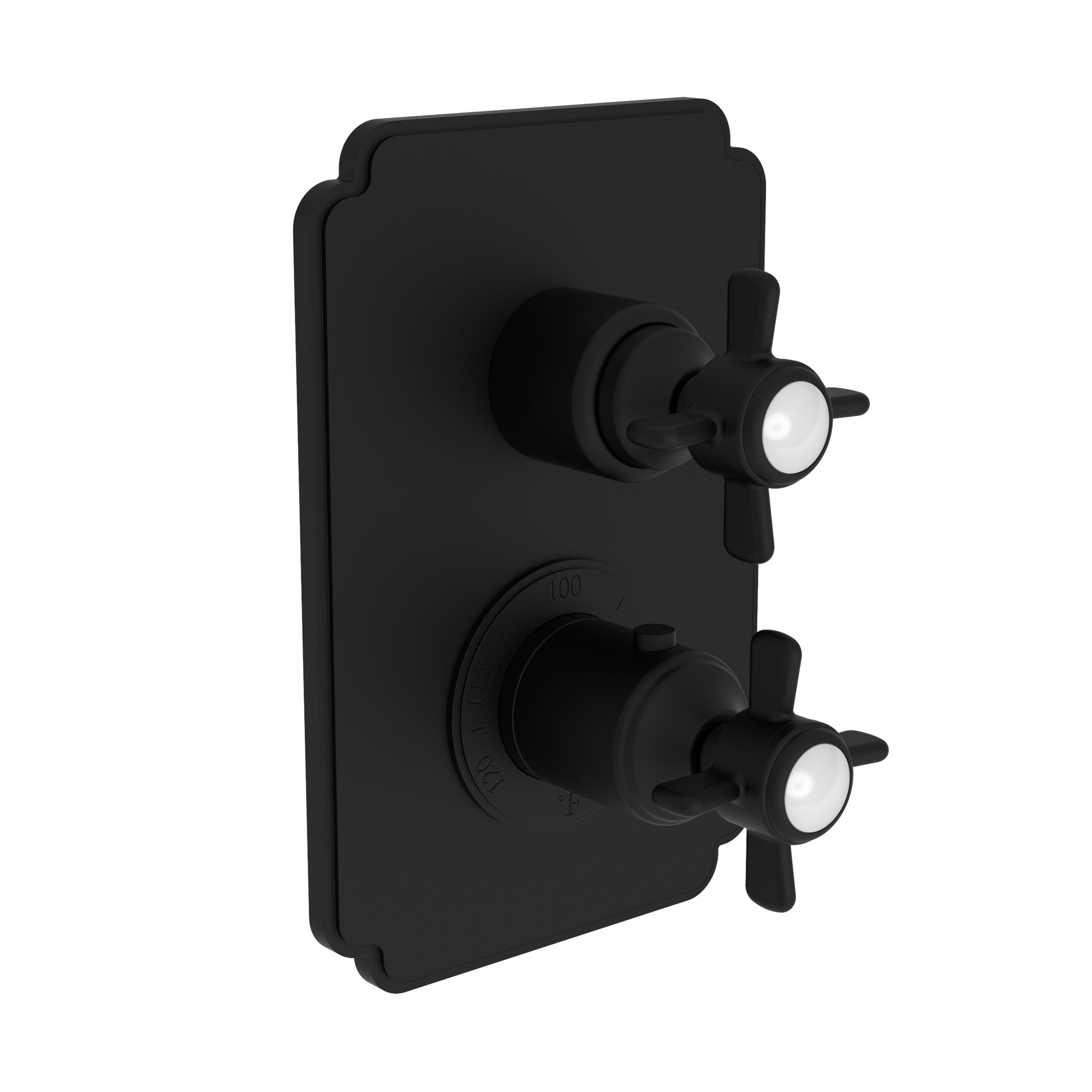 Newport Brass Fairfield 1/2" Square Thermostatic Trim Plate with Handle