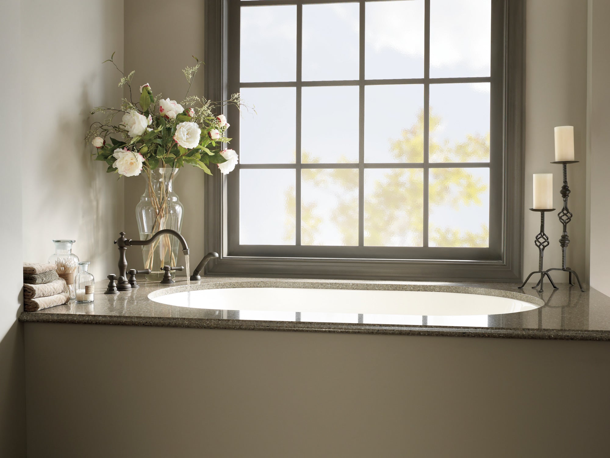 Newport Brass Chesterfield® Roman Tub Faucet with Hand Shower