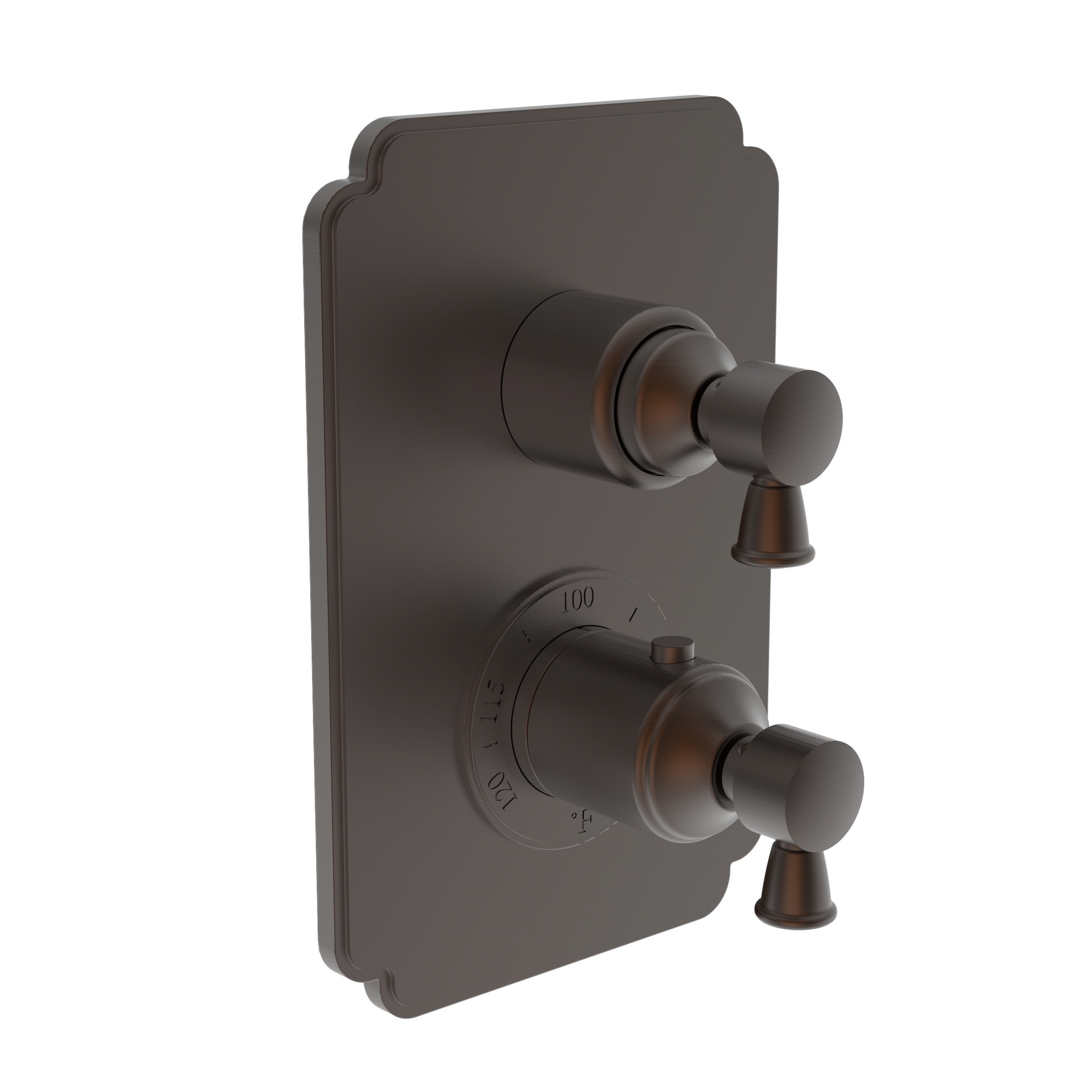 Newport Brass Metropole® 1/2" Square Thermostatic Trim Plate with Handle