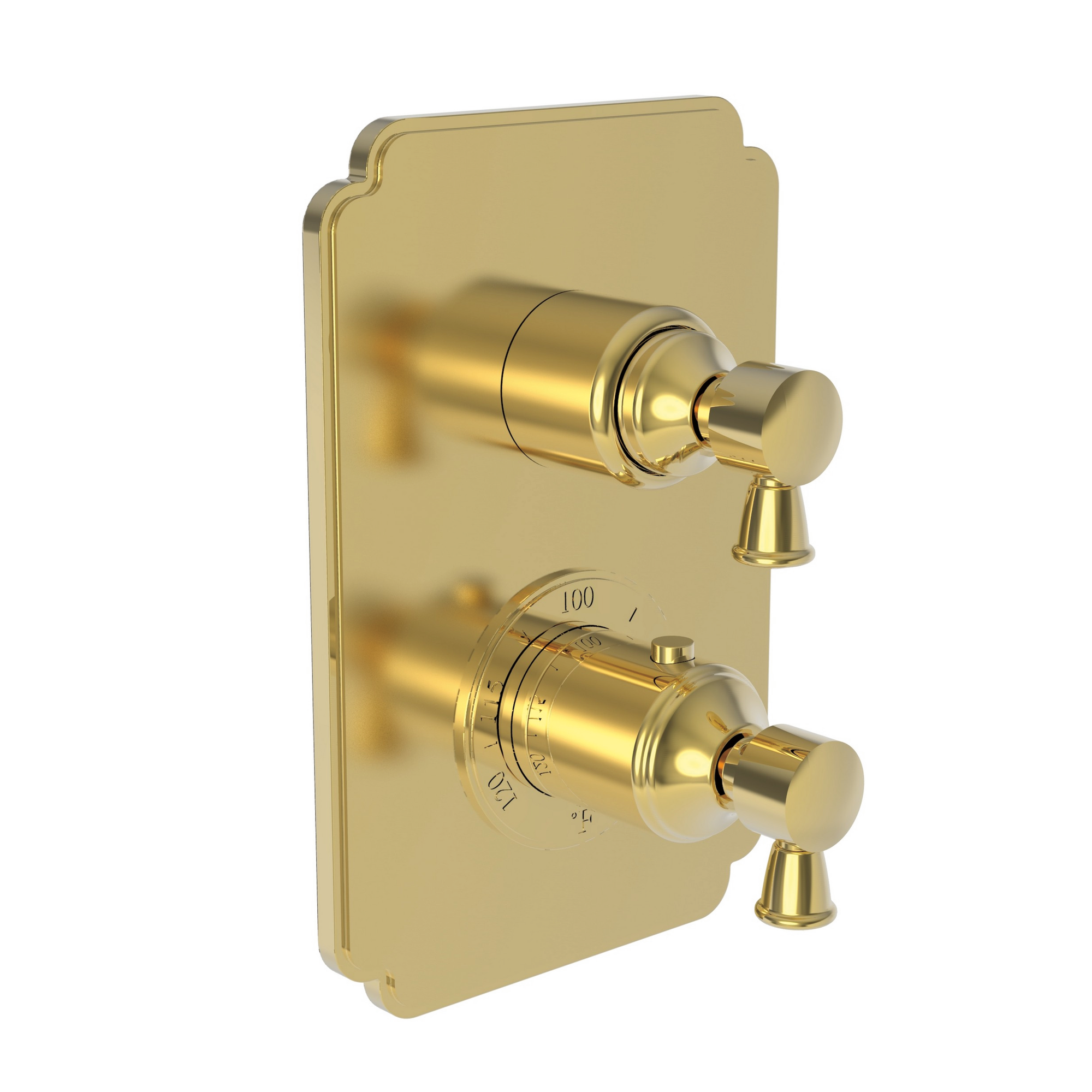 Newport Brass Metropole® 1/2" Square Thermostatic Trim Plate with Handle
