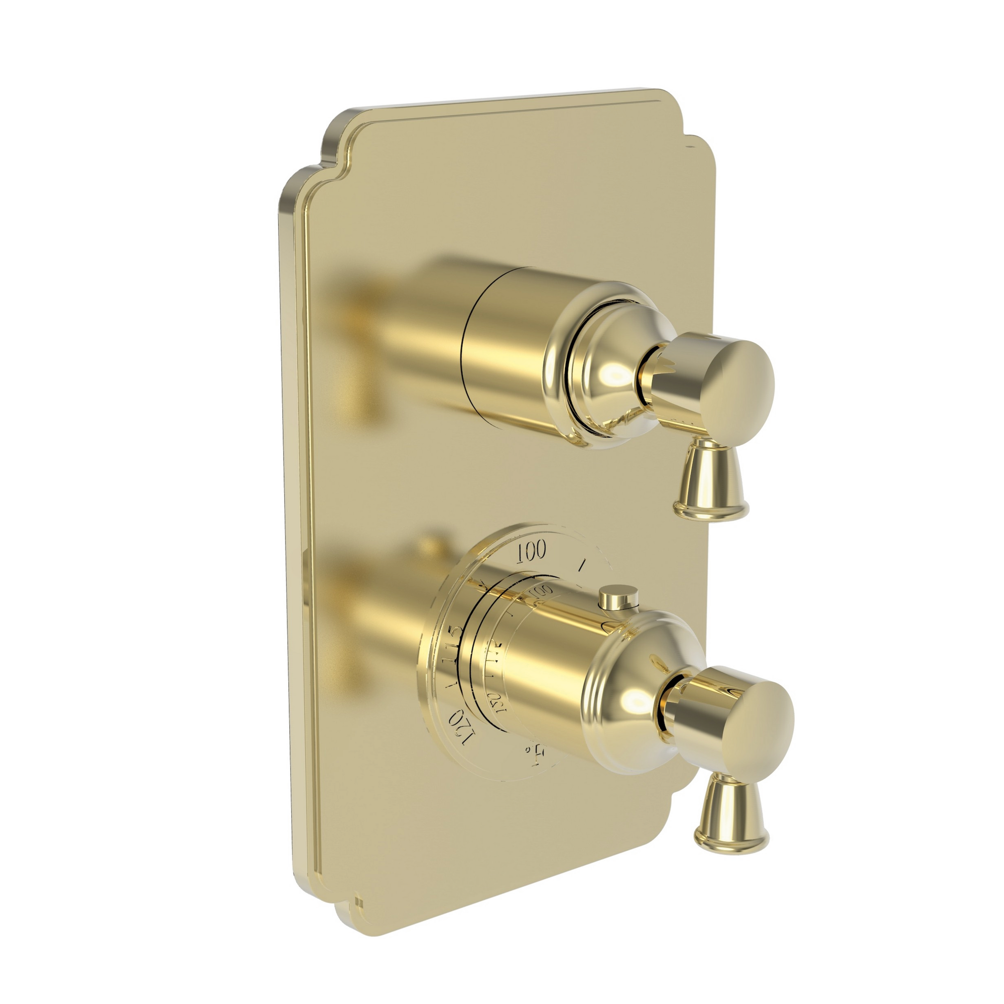 Newport Brass Metropole® 1/2" Square Thermostatic Trim Plate with Handle