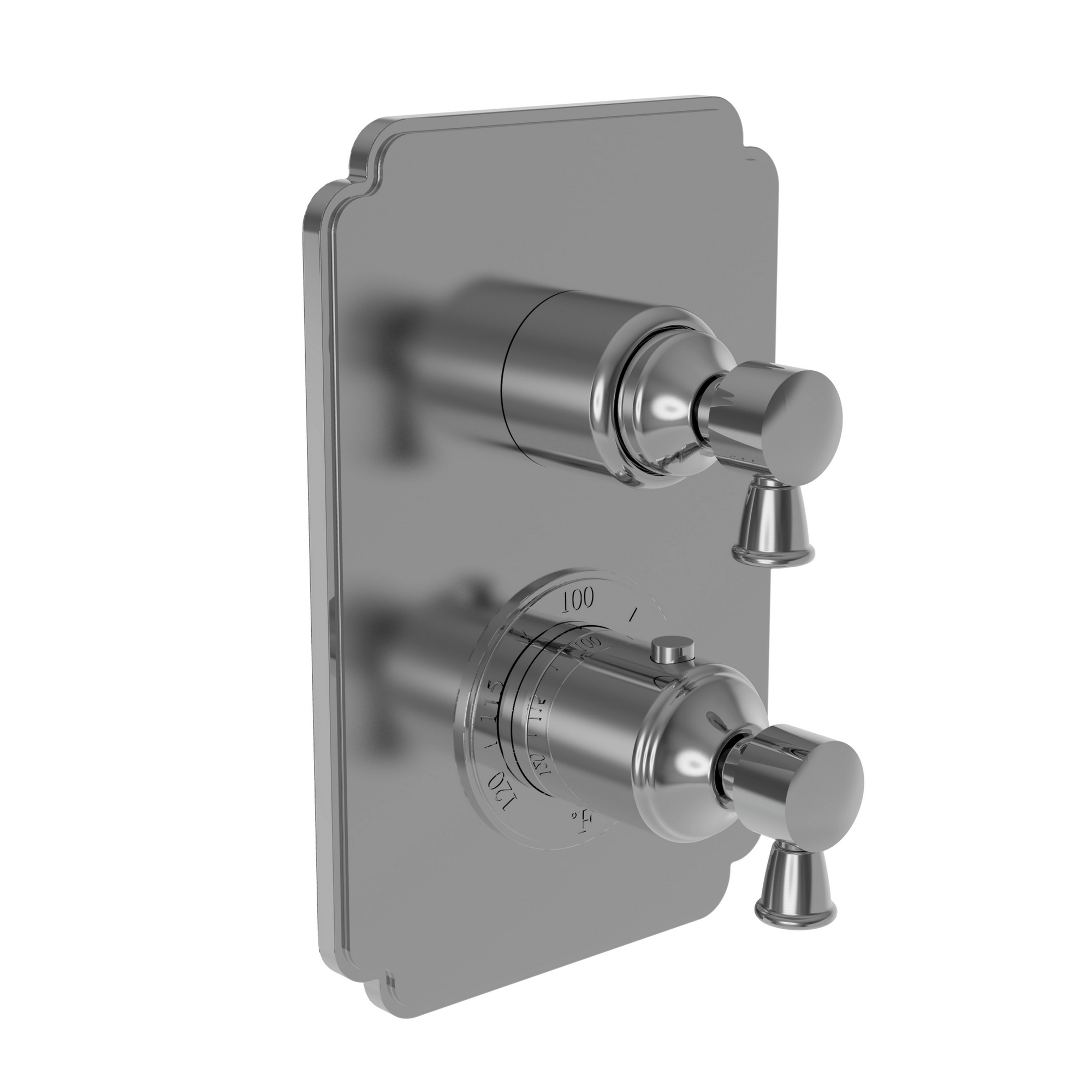Newport Brass Metropole® 1/2" Square Thermostatic Trim Plate with Handle