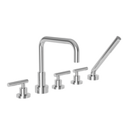 Newport Brass East Square® Roman Tub Faucet with Hand Shower