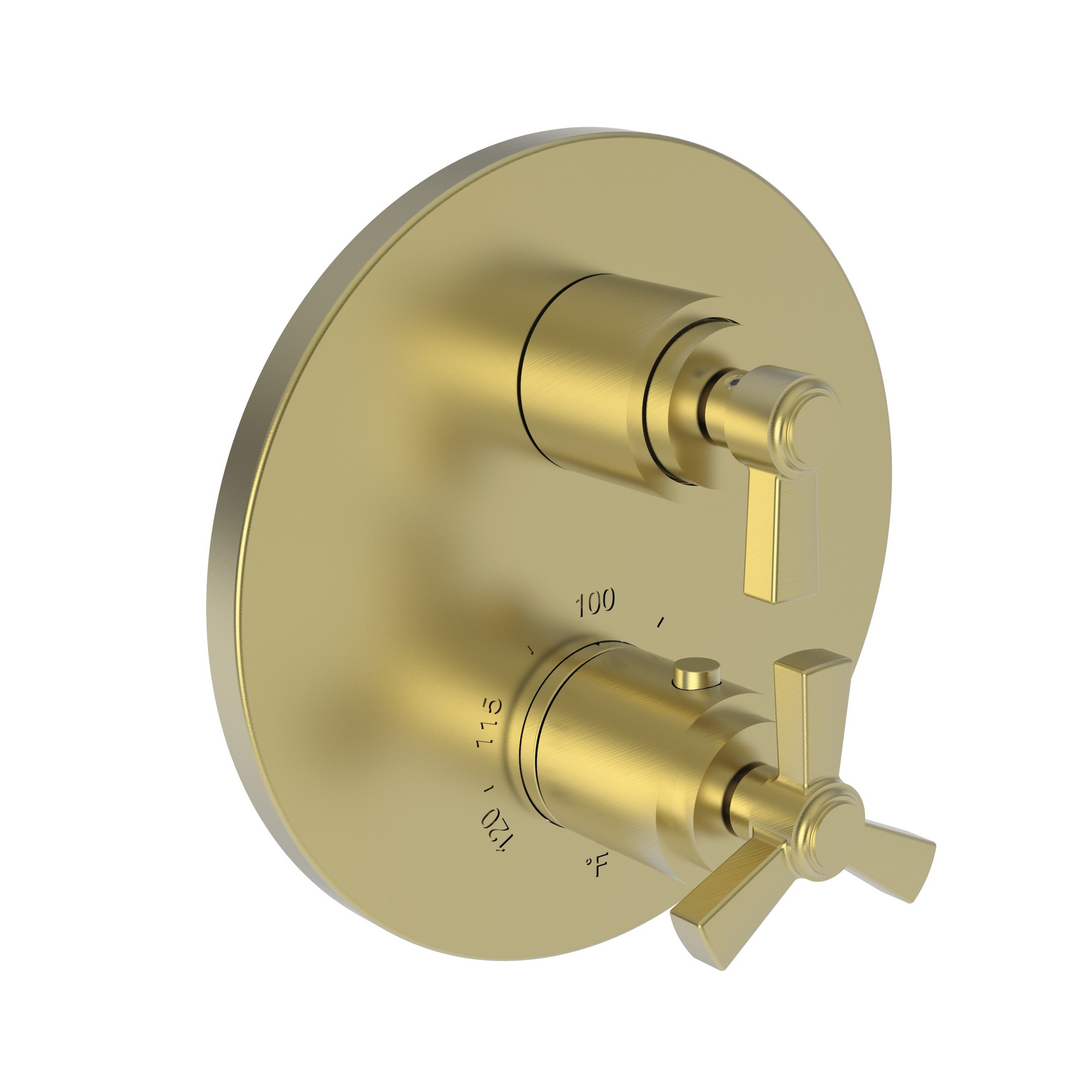 Newport Brass Miro 1/2" Round Thermostatic Trim Plate with Handle