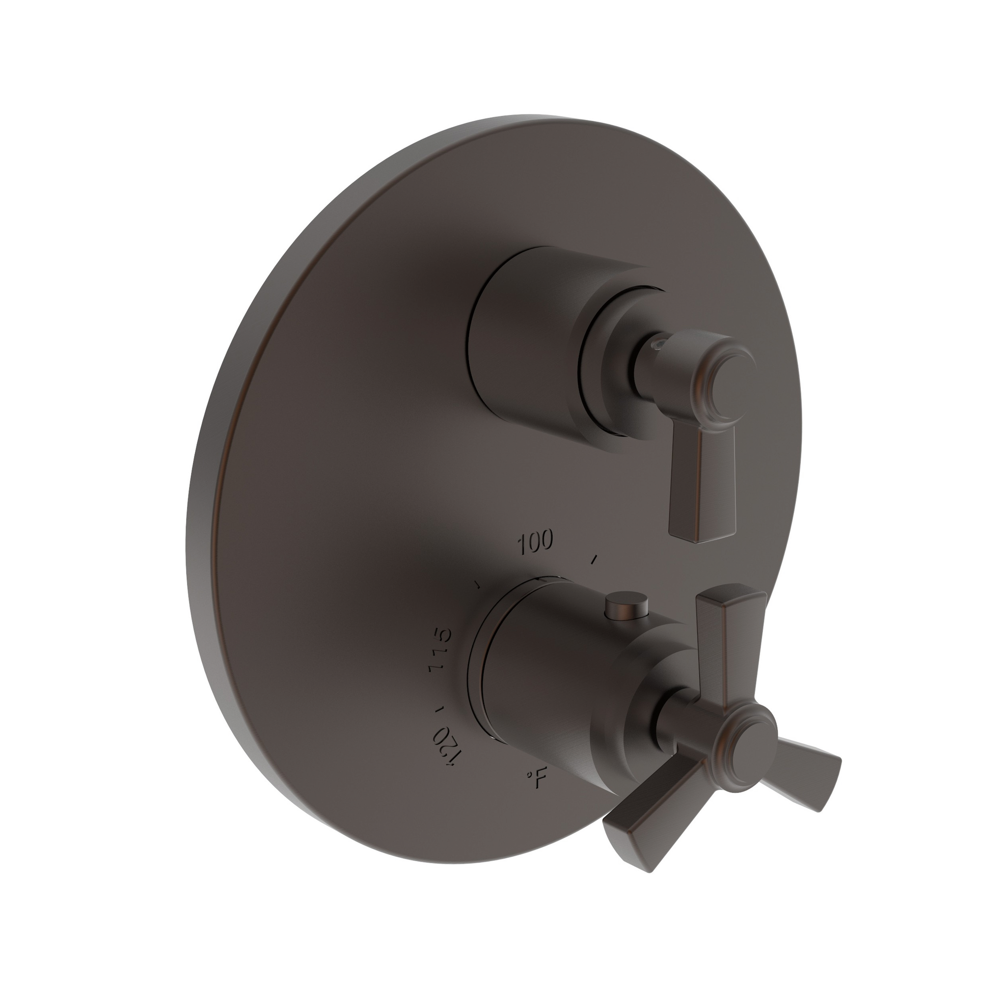 Newport Brass Miro 1/2" Round Thermostatic Trim Plate with Handle